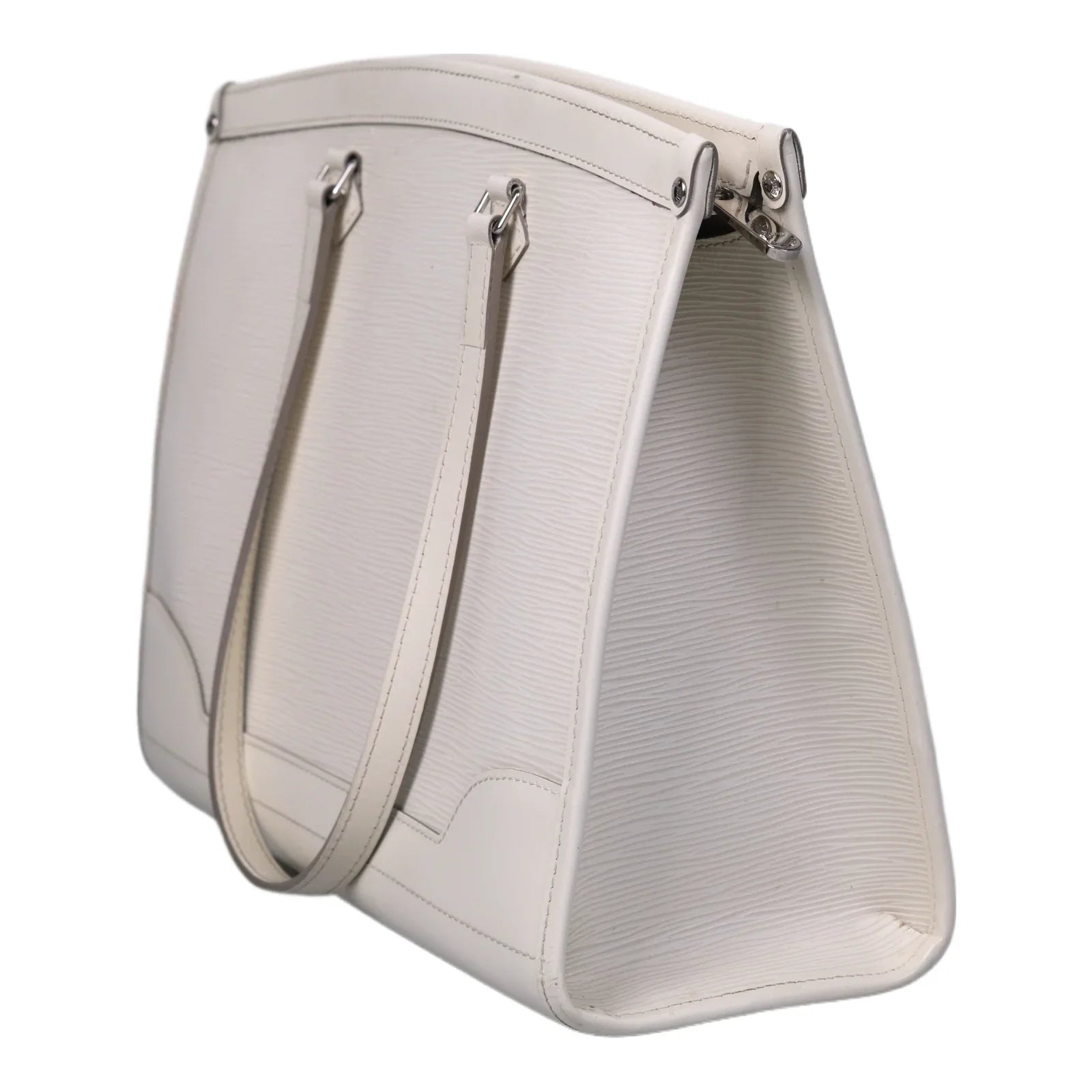 Louis Vuitton Madeleine Epi GM Bag White