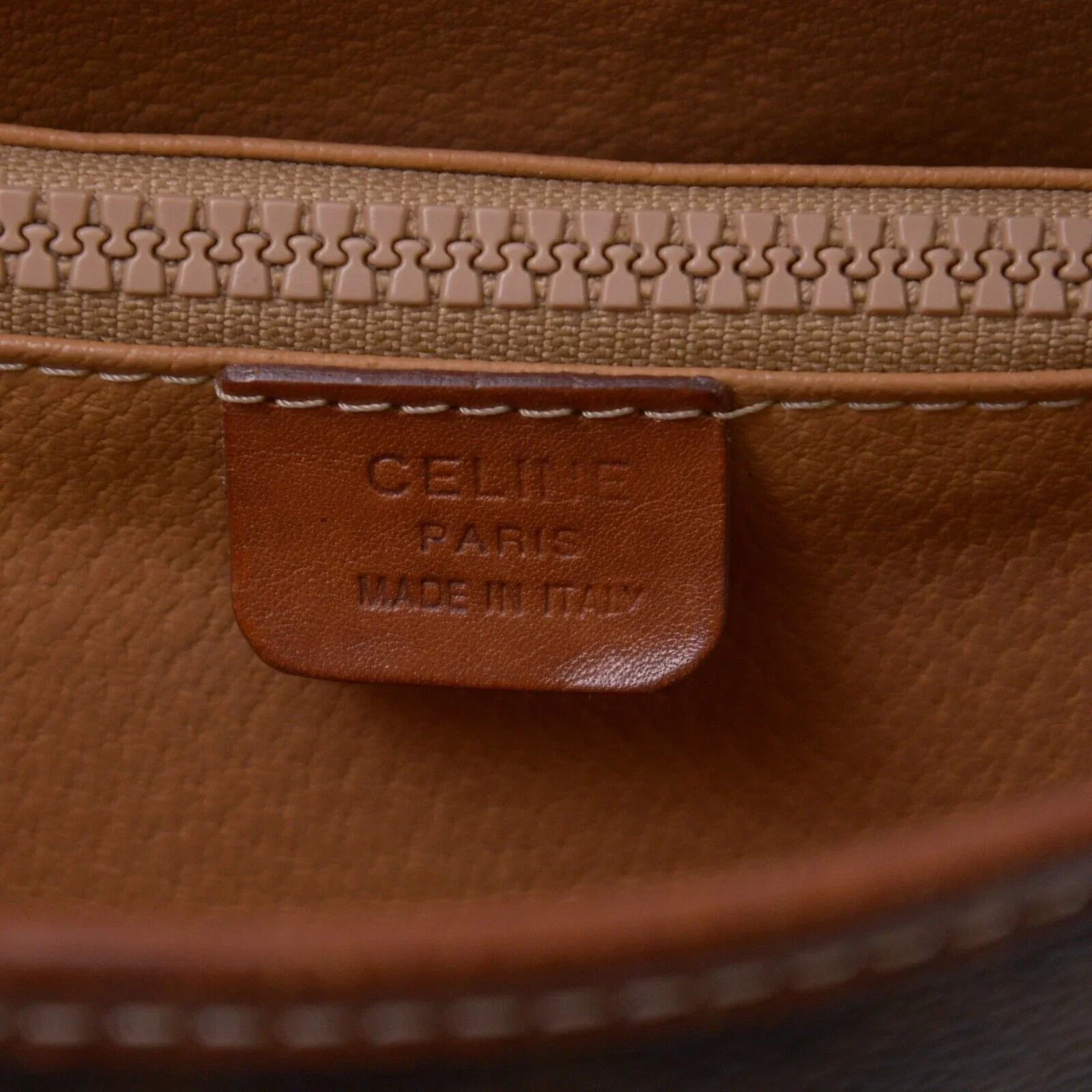 Celine Macadam Monogram Tote Bag Brown