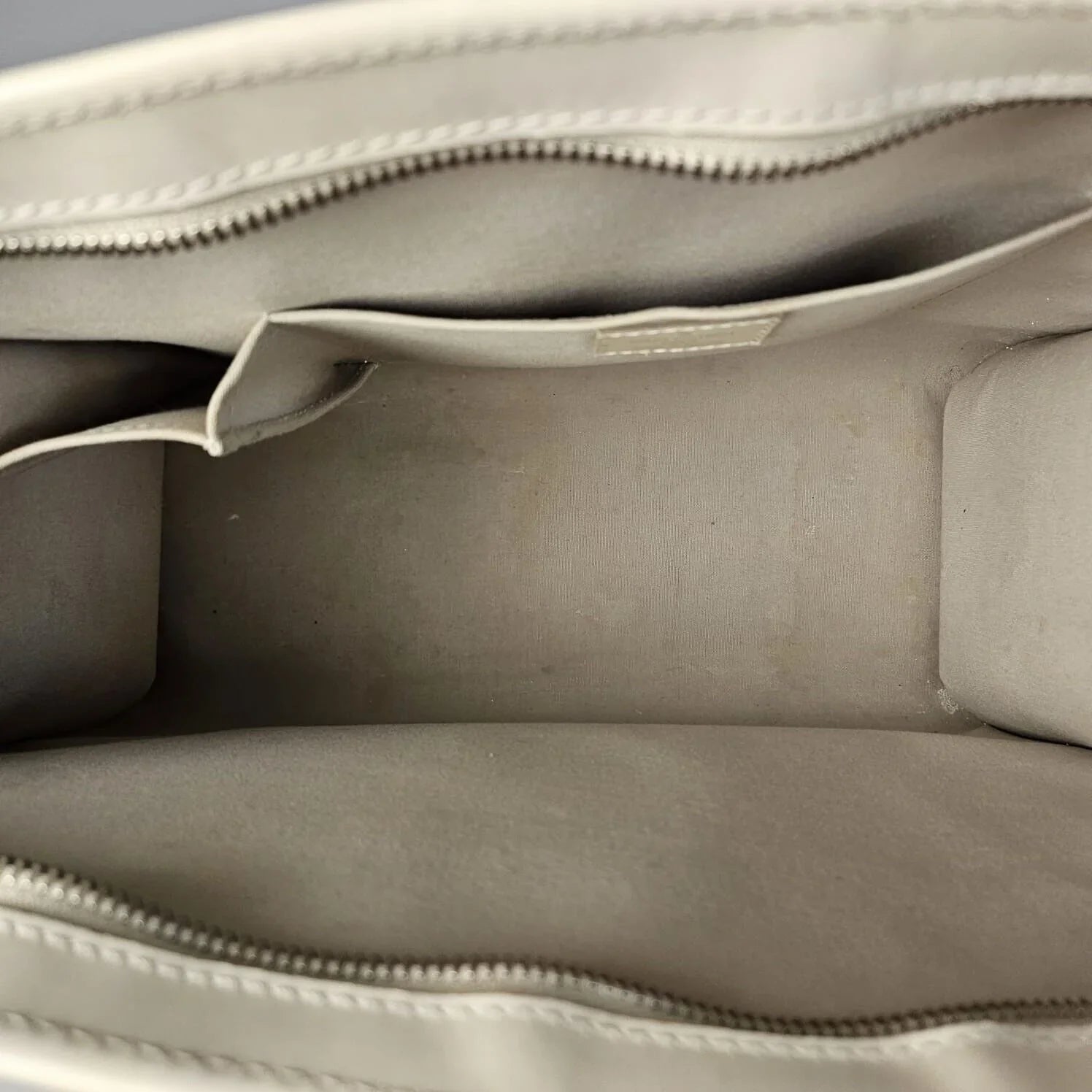 Louis Vuitton Madeleine Epi GM Bag White