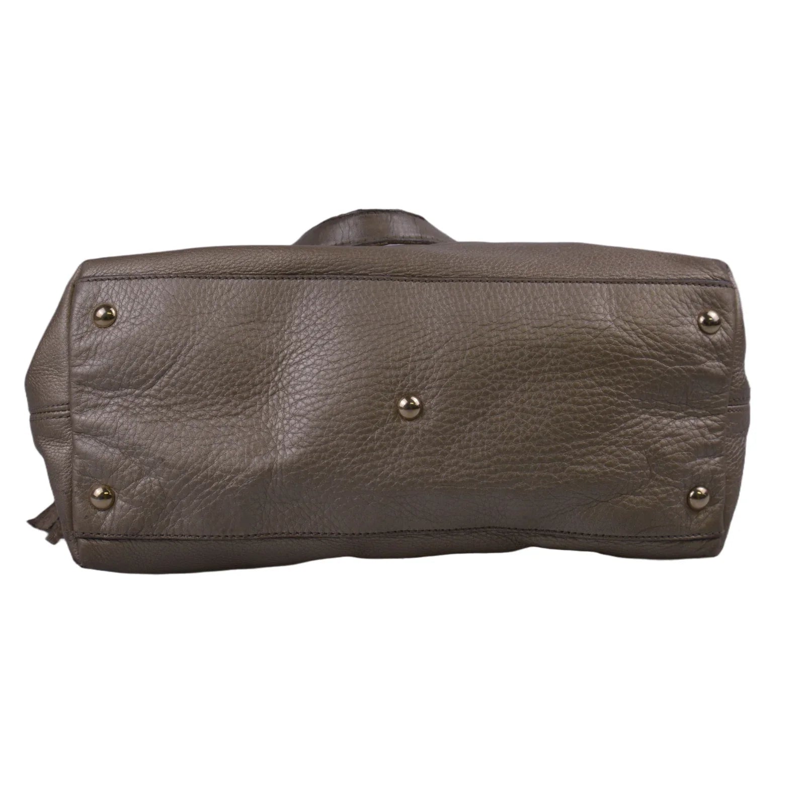 Gucci Interlocking GG Soho Working Tote Bag, Metallic Champagne