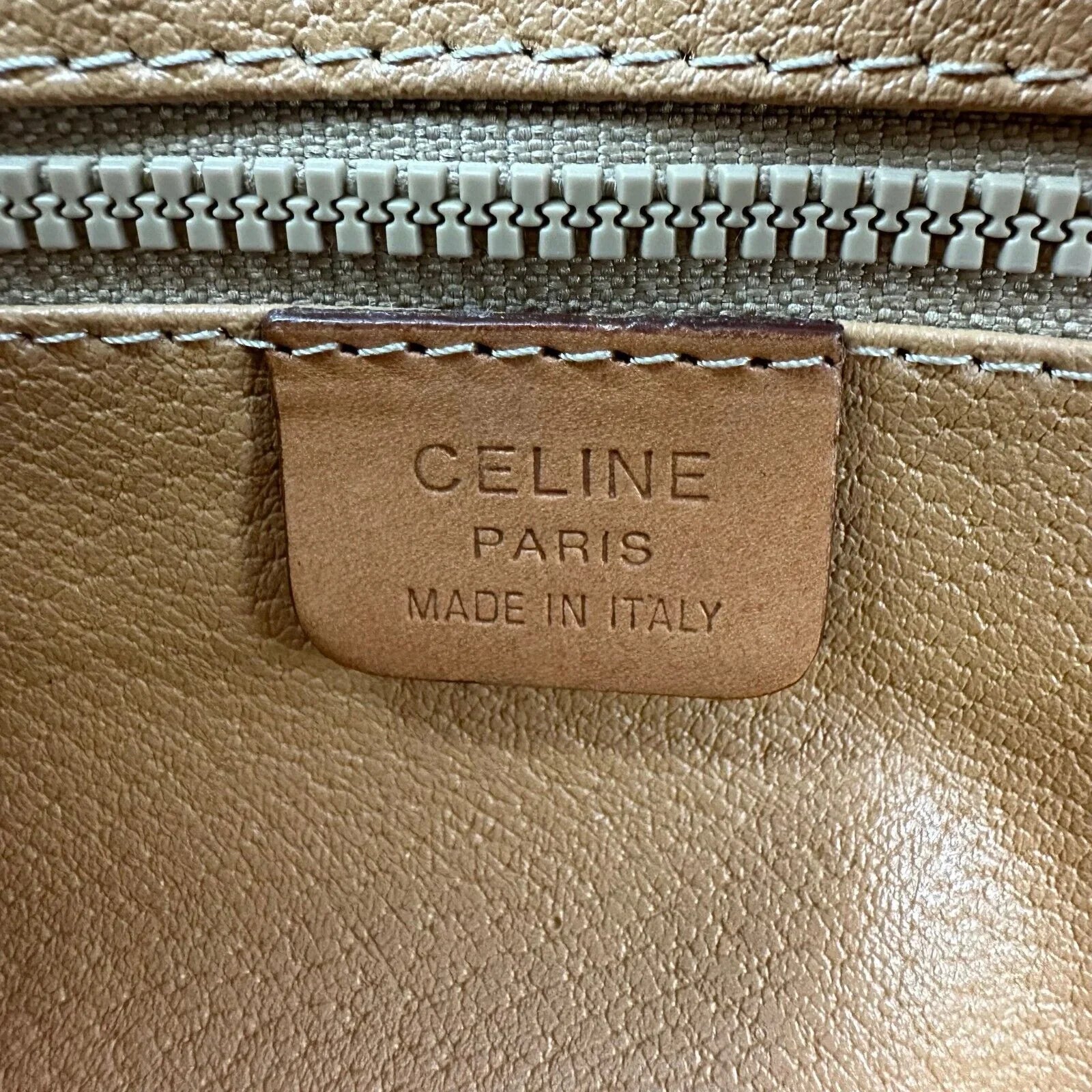 Celine Triomphe Macadam Monogram Mini Boston Bag