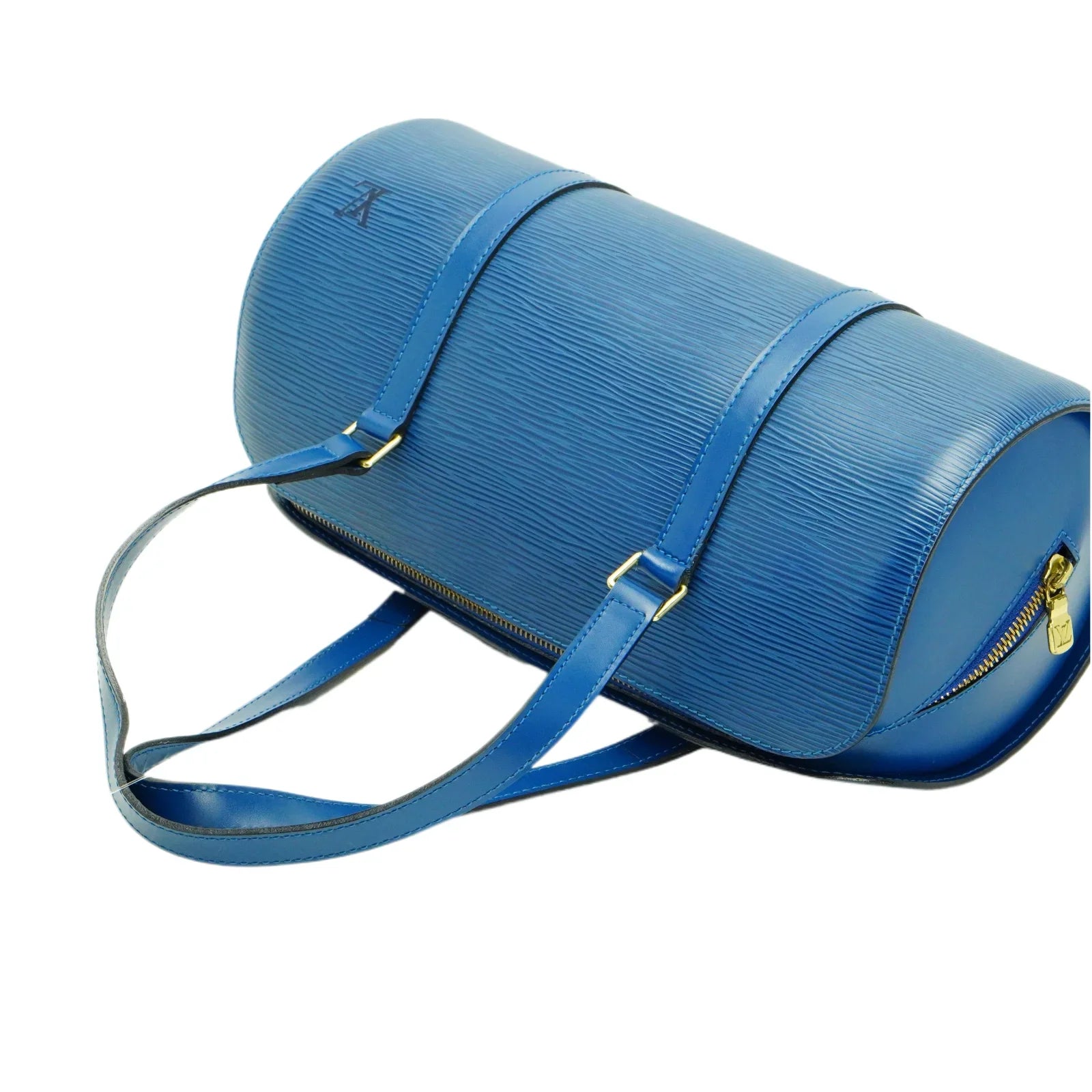 Louis Vuitton Epi Papillon Blue Bag With Pouch
