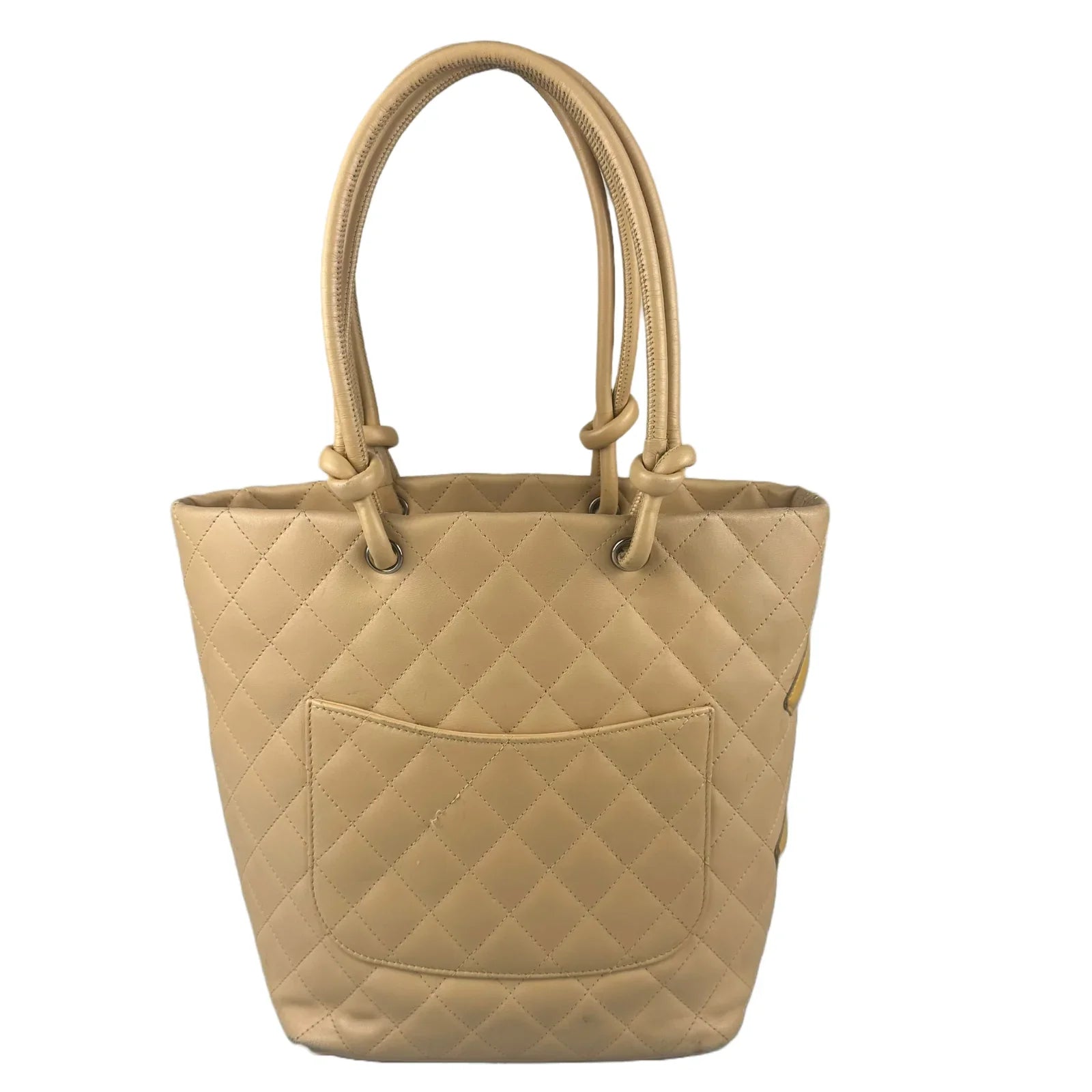 Chanel Ligne Cambon Tote Bag Mini/Small Beige