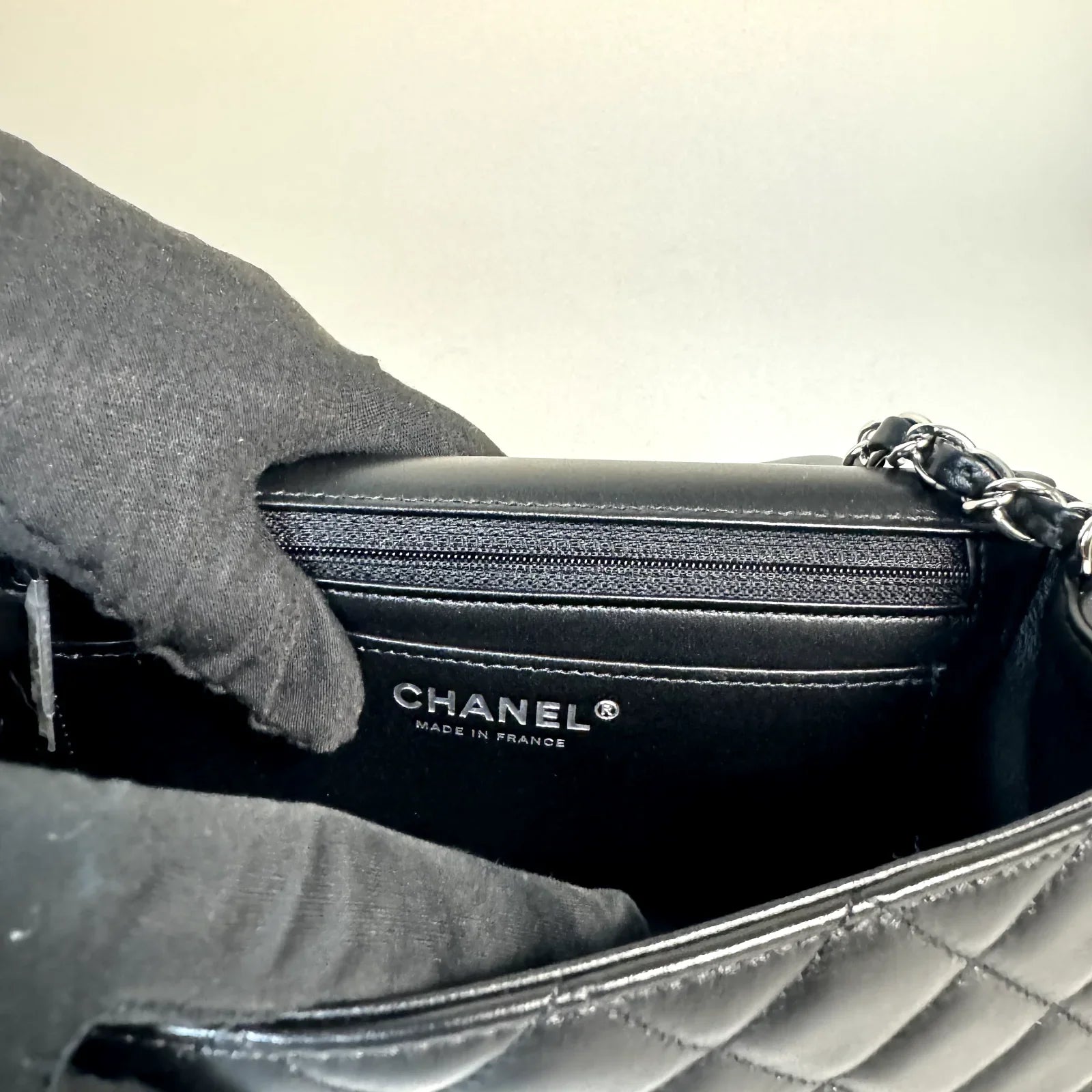 Chanel Mini Classic Flap Crossbody Bag Brand New Black