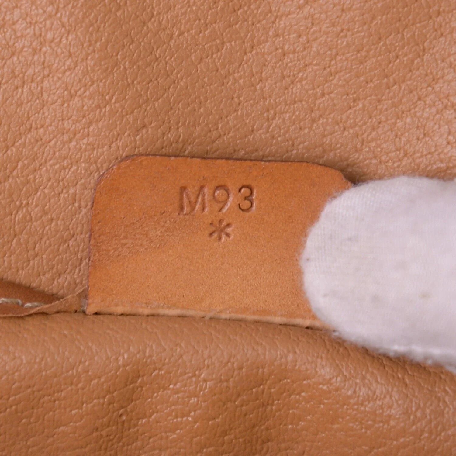 Celine Macadam Monogram Mini Leather Bag Brown