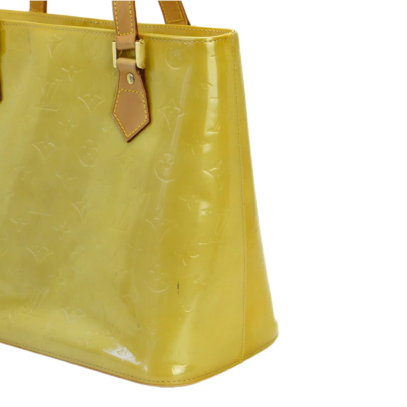 Louis Vuitton Vernis Houston Tote Bag Yellow