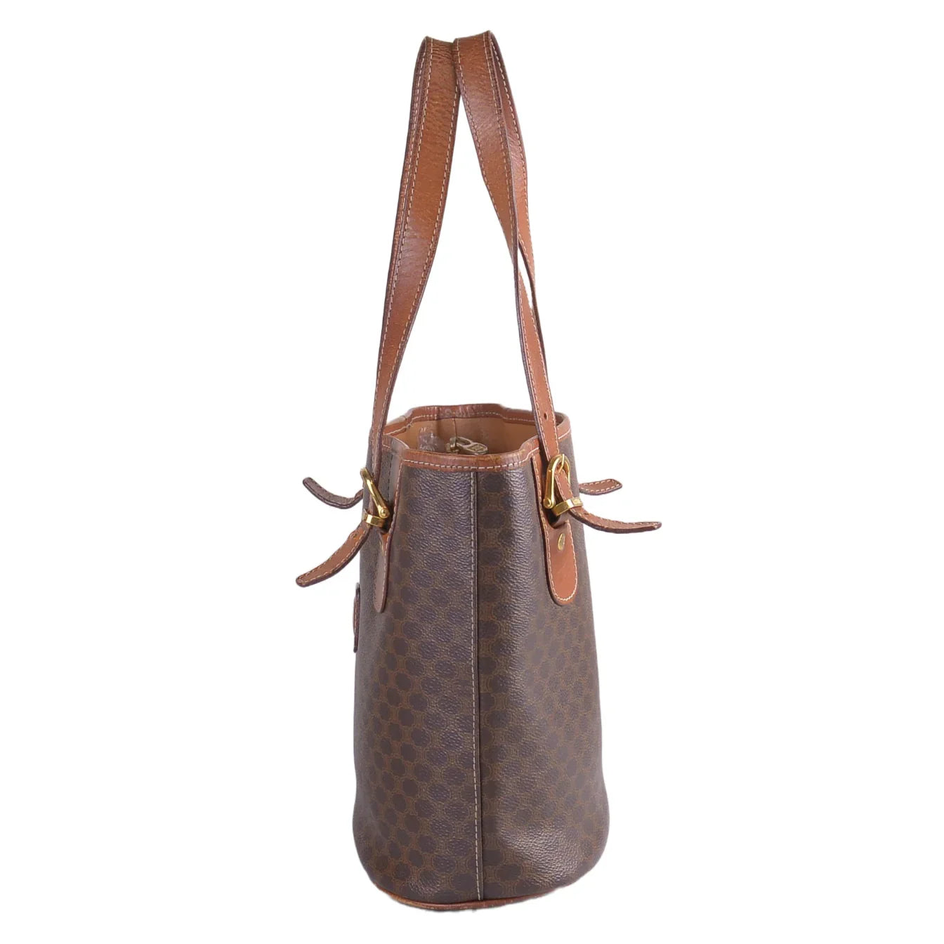 Celine Macadam Monogram Tote Bag Brown