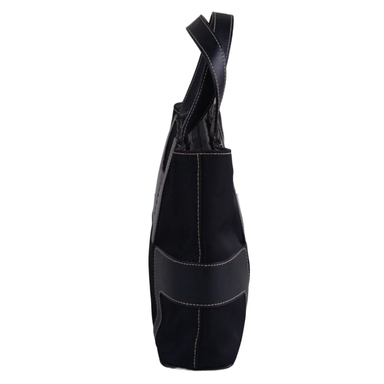 Givenchy Handbag Leather x Canvas Bag Black