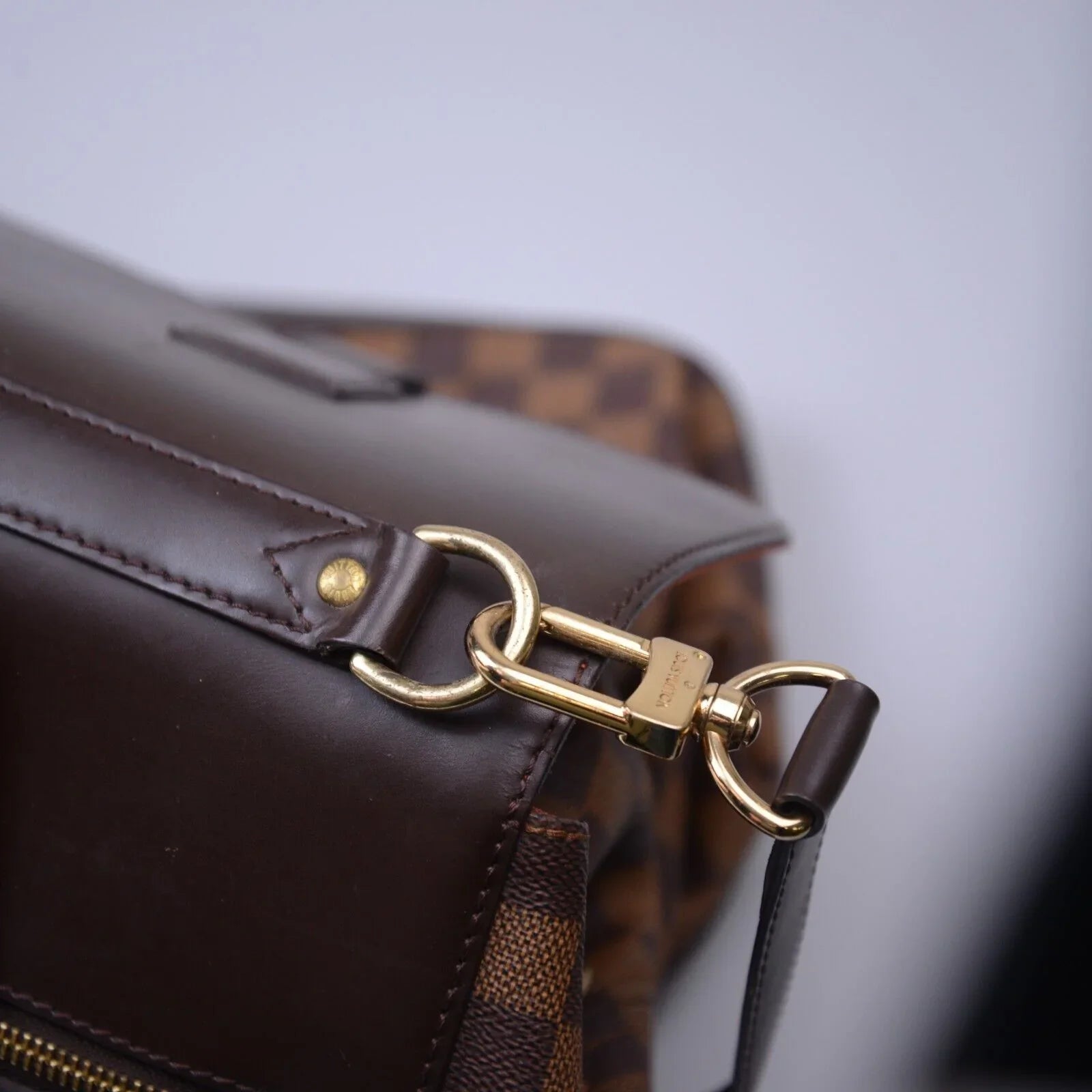 Louis Vuitton Damier Ebene West End PM Monogram Travel Boston Bag