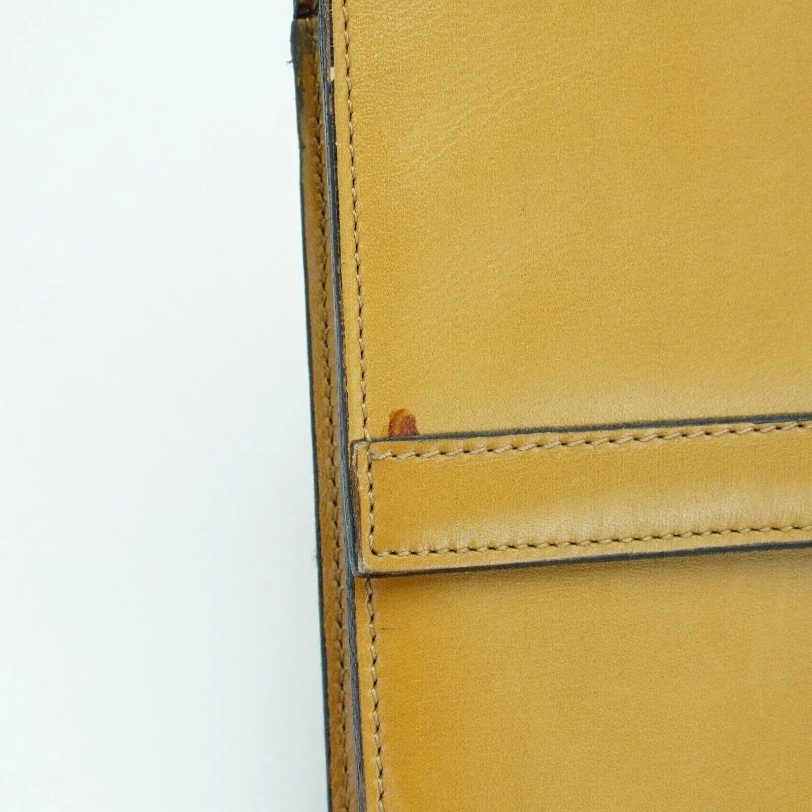 Christian Dior Leather Chain Box Bag Beige