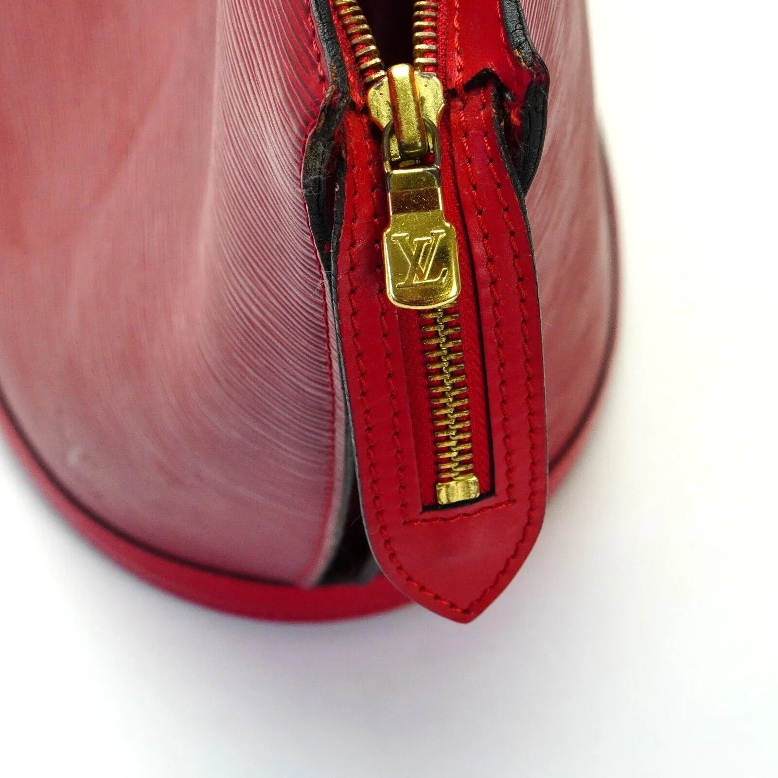 Louis Vuitton Saint Jacques Epi Leather Shoulder Bag Red