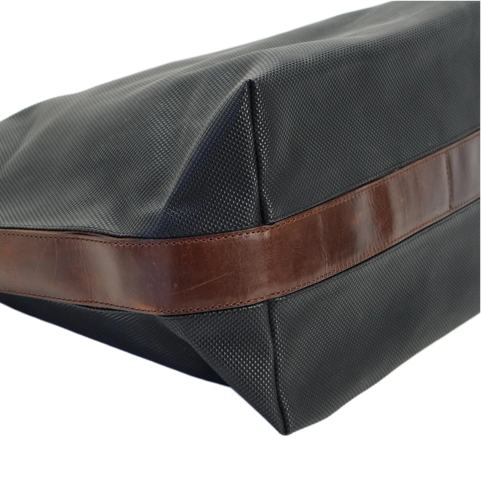 Bottega Veneta Canvas Shoulder Bag Black