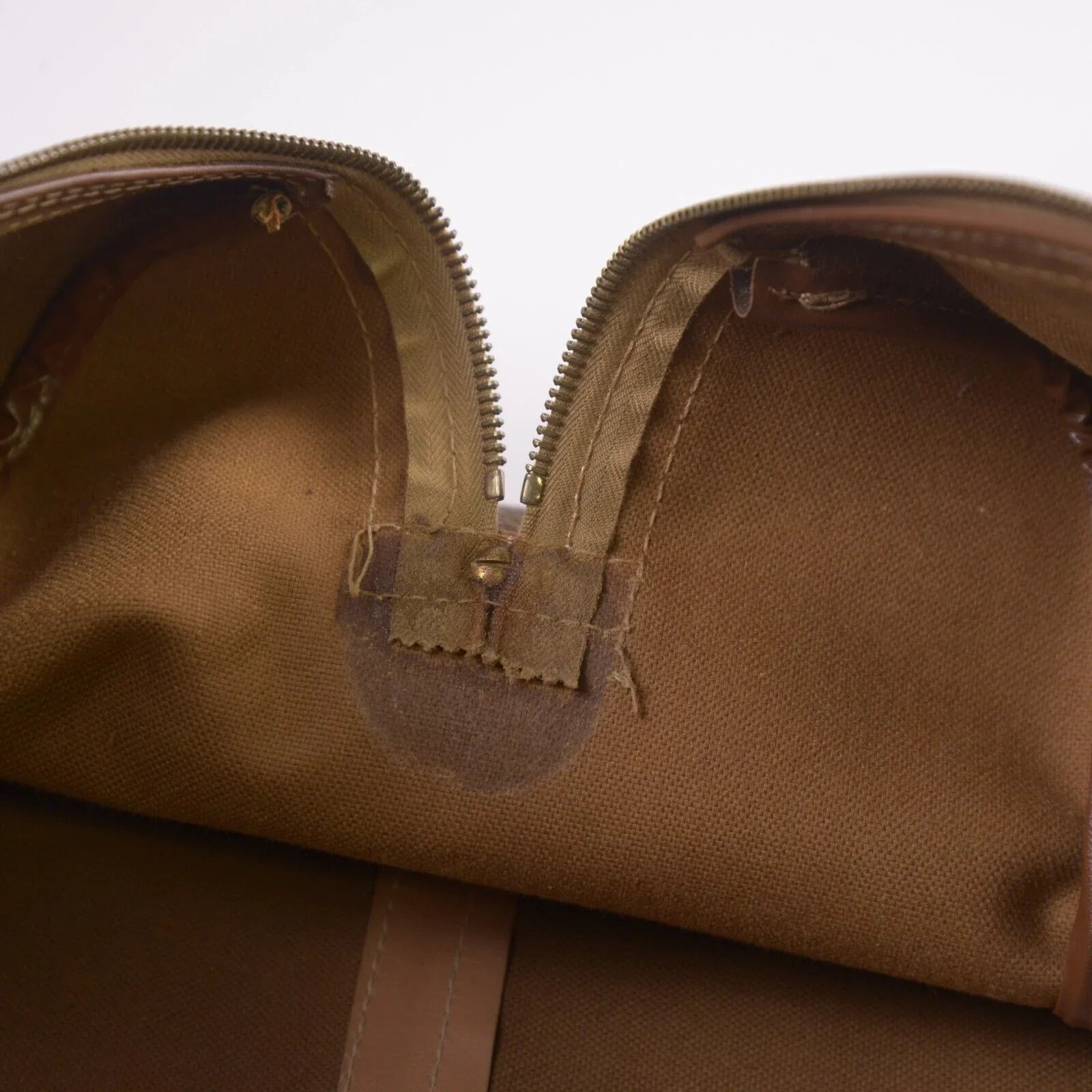 Celine Macadam Travel Boston Bag Brown