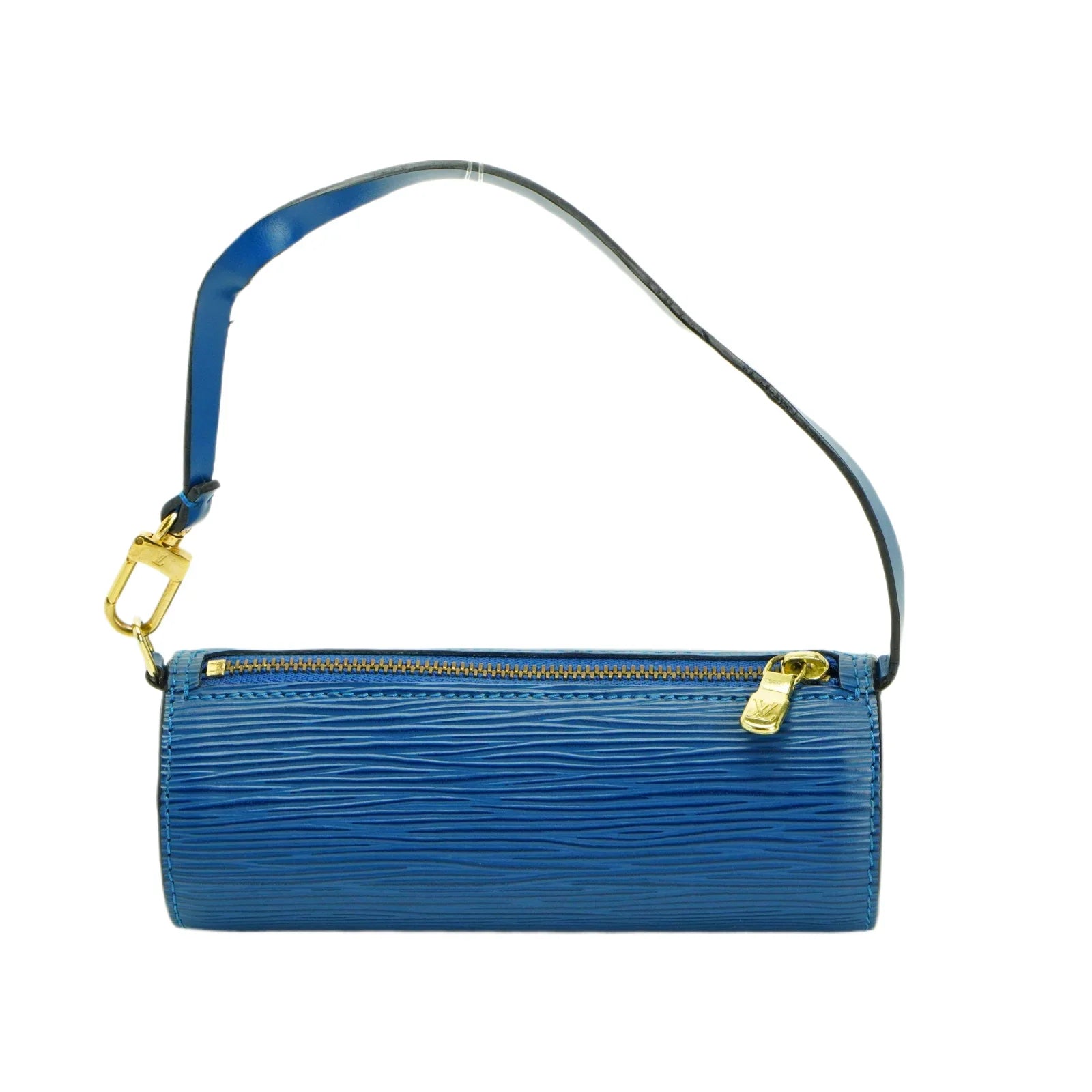 Louis Vuitton Epi Papillon Blue Bag With Pouch