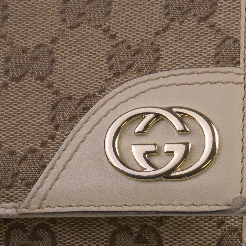 Gucci Monogram Canvas GG Long Wallet