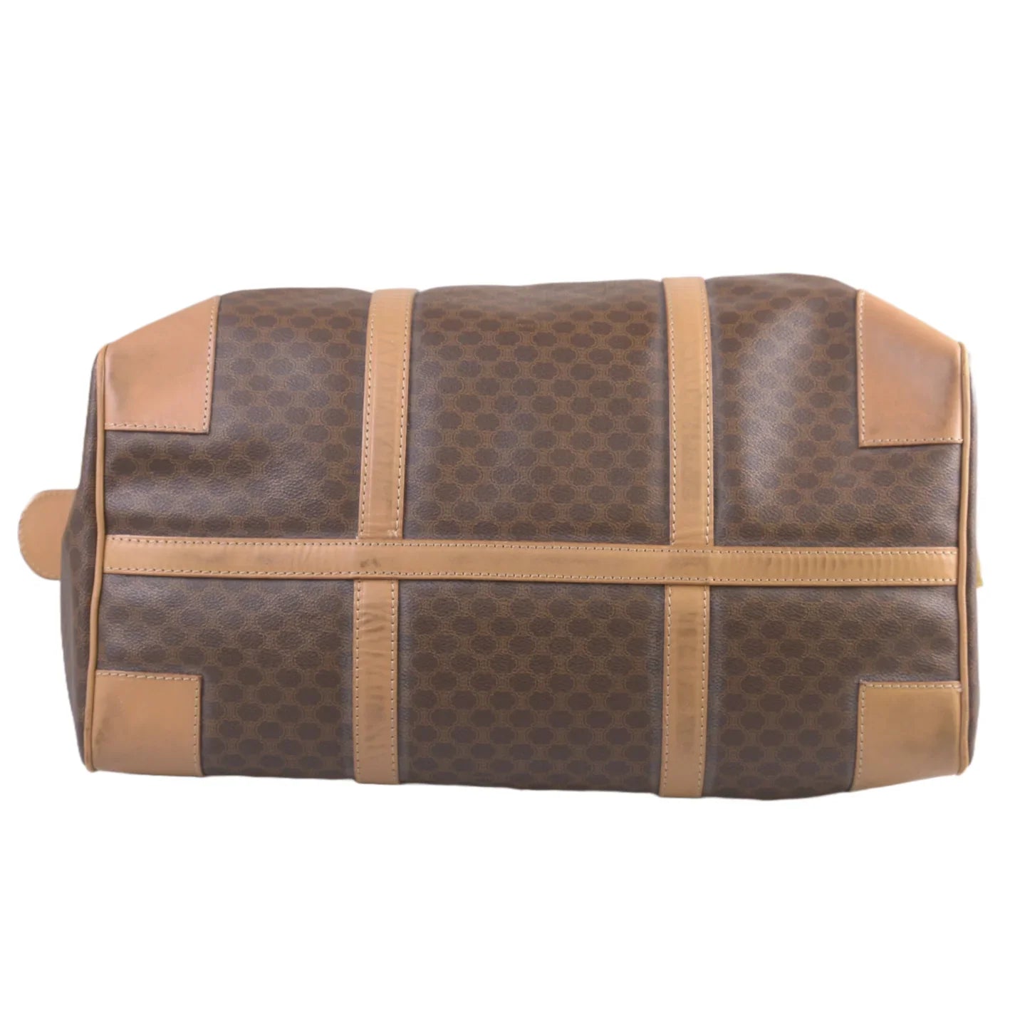 Celine Macadam Travel Boston Bag Brown