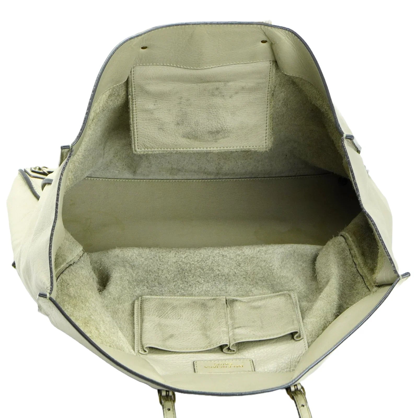 Balenciaga Paper Bag 2WAY leather Ivory