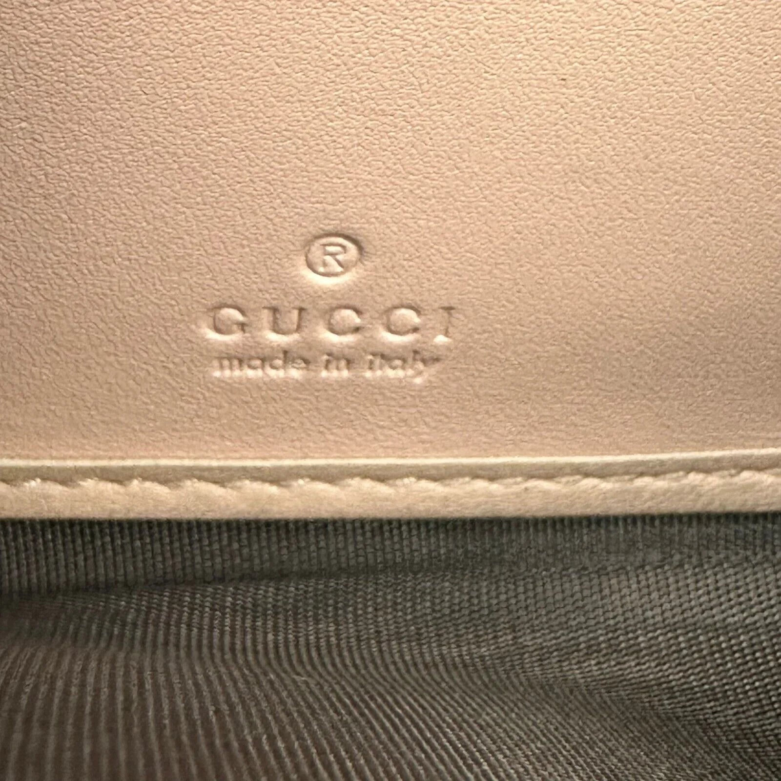 Gucci GG Marmont Zip-Around Long Wallet Black Matelassé Chevron Leather