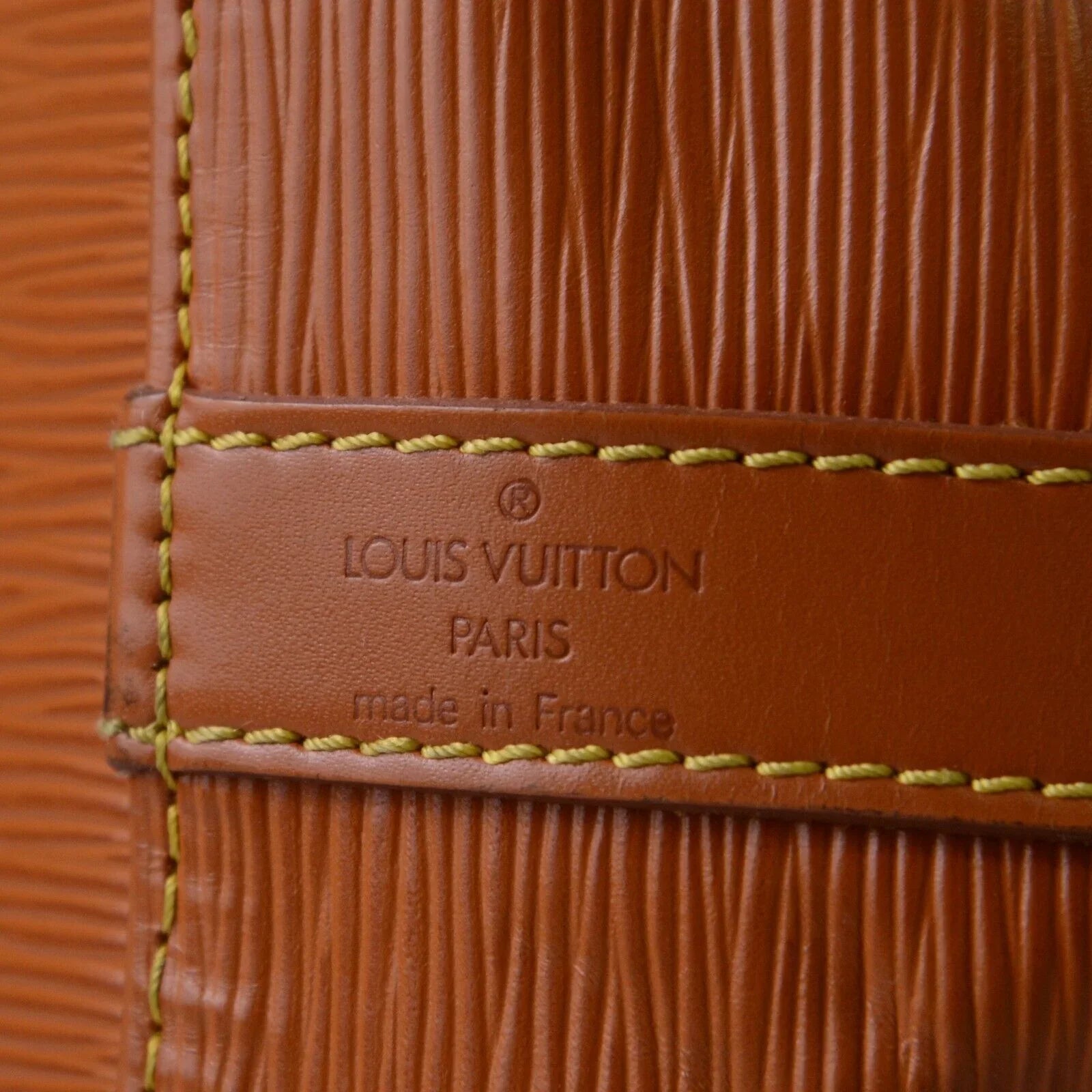Louis Vuitton Epi Noe Bucket Petit Mini Bag Brown