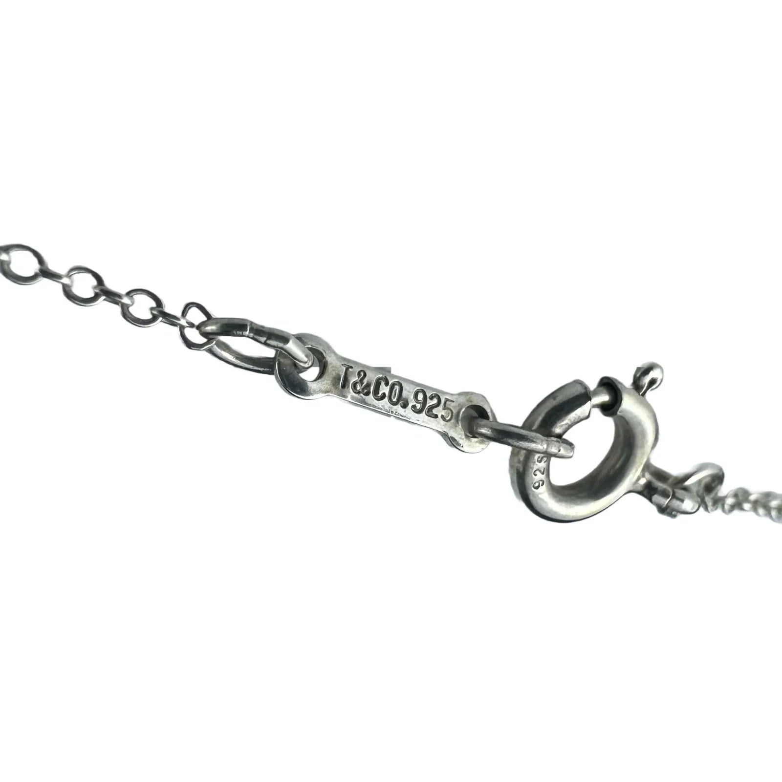 Tiffany & Co Paloma Picasso Loving Heart Pendant Necklace Sterling Silver
