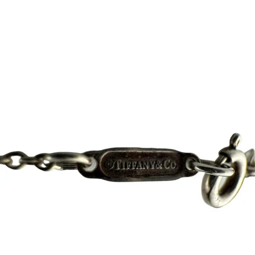 Tiffany & Co Round Atlas Medallion Pendant Necklace Sterling Silver