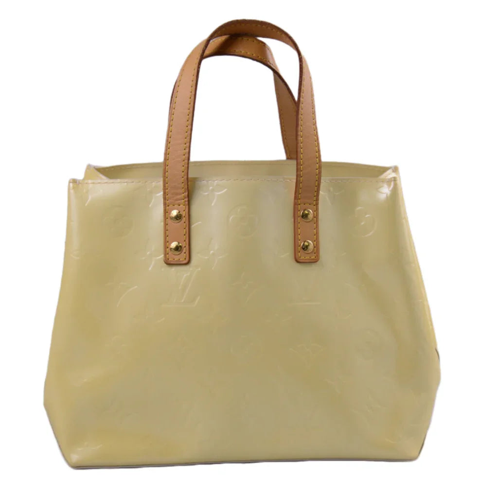 Louis Vuitton Monogram Vernis Reade PM Bag Yellow