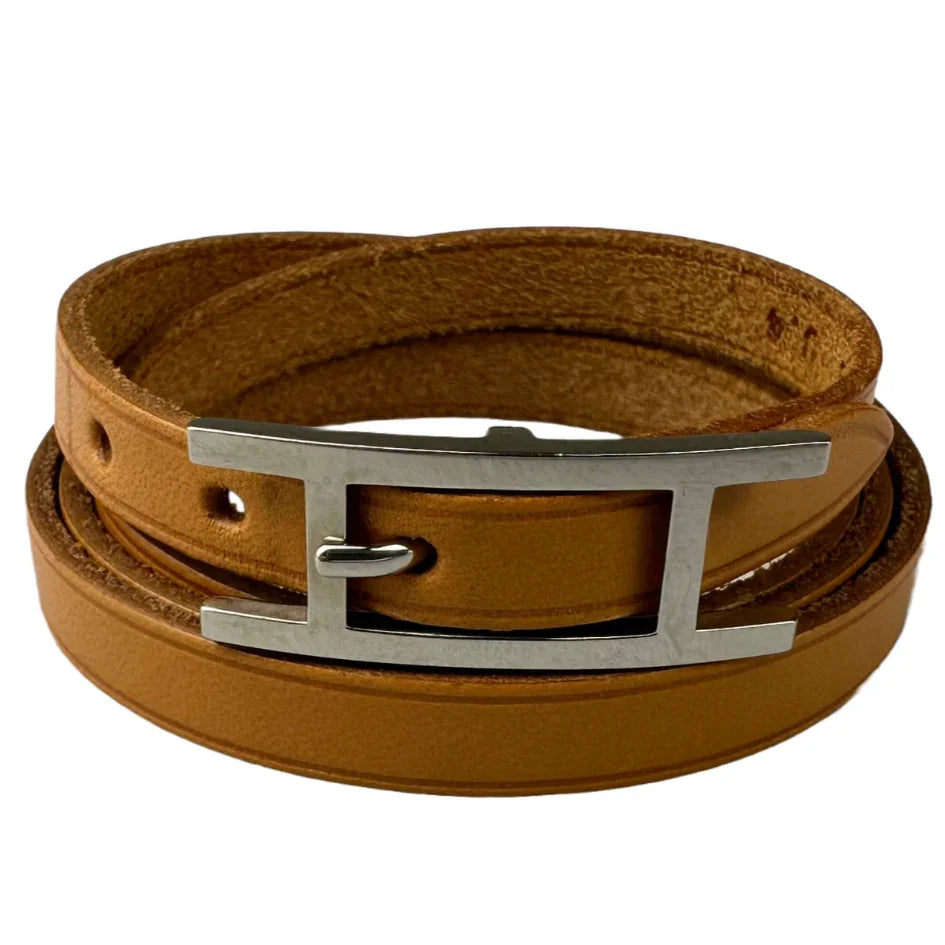 Hermes Medium Reversible Behapi Double Tour Bracelet