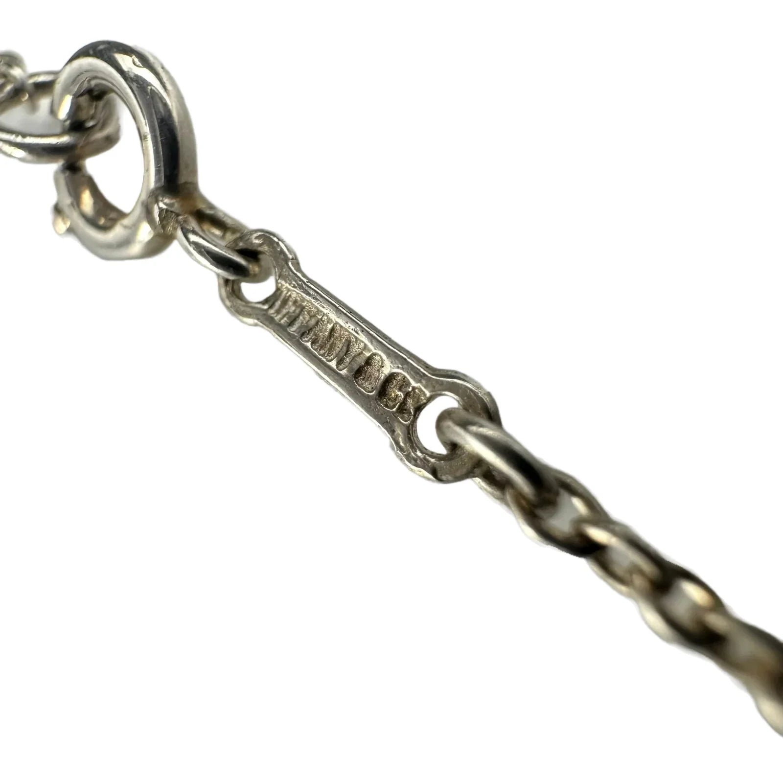 Tiffany & Co. Open Heart Large Long Necklace 925 Sterling Silver - Lost Designer