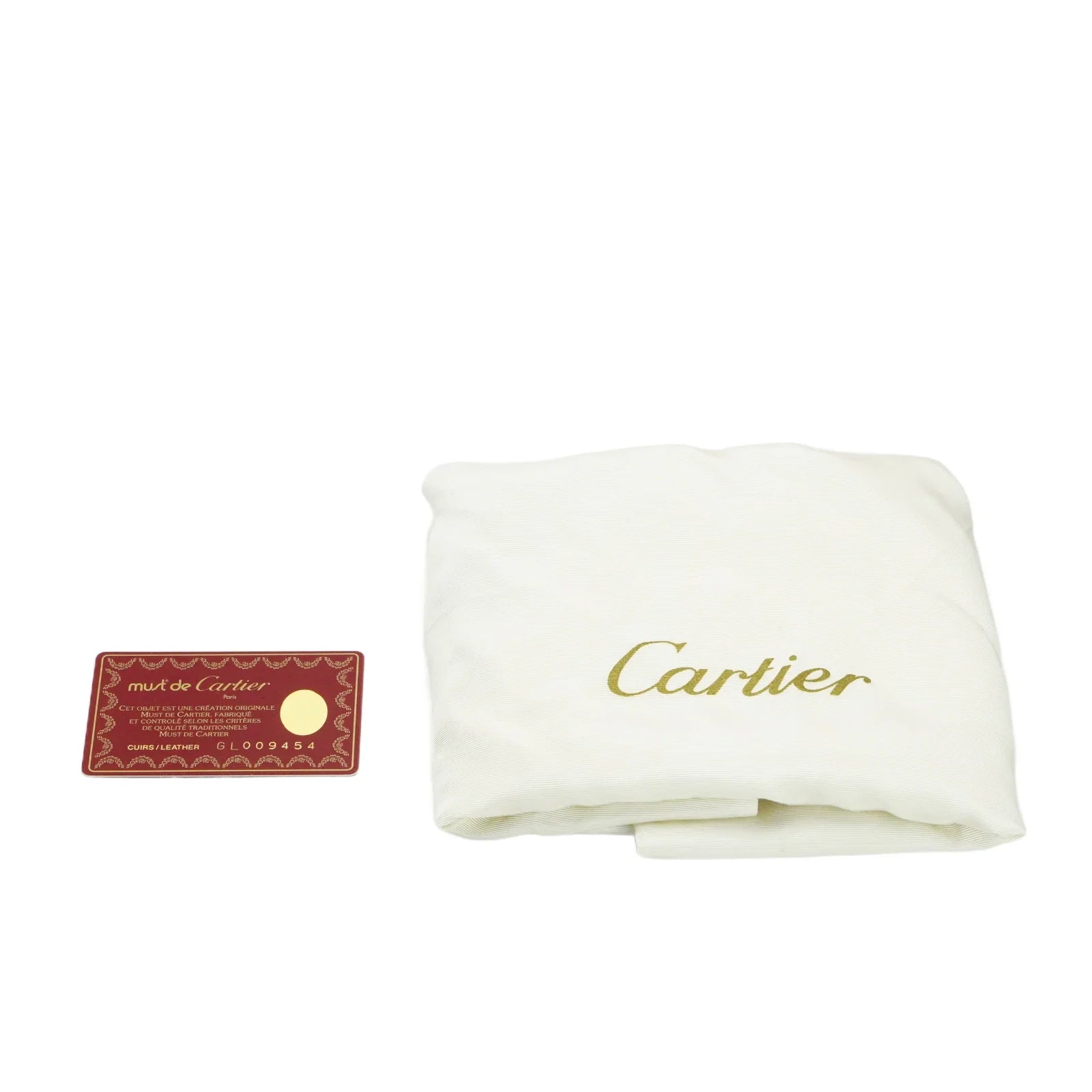 Cartier Leather Rounder Handbag Burgundy
