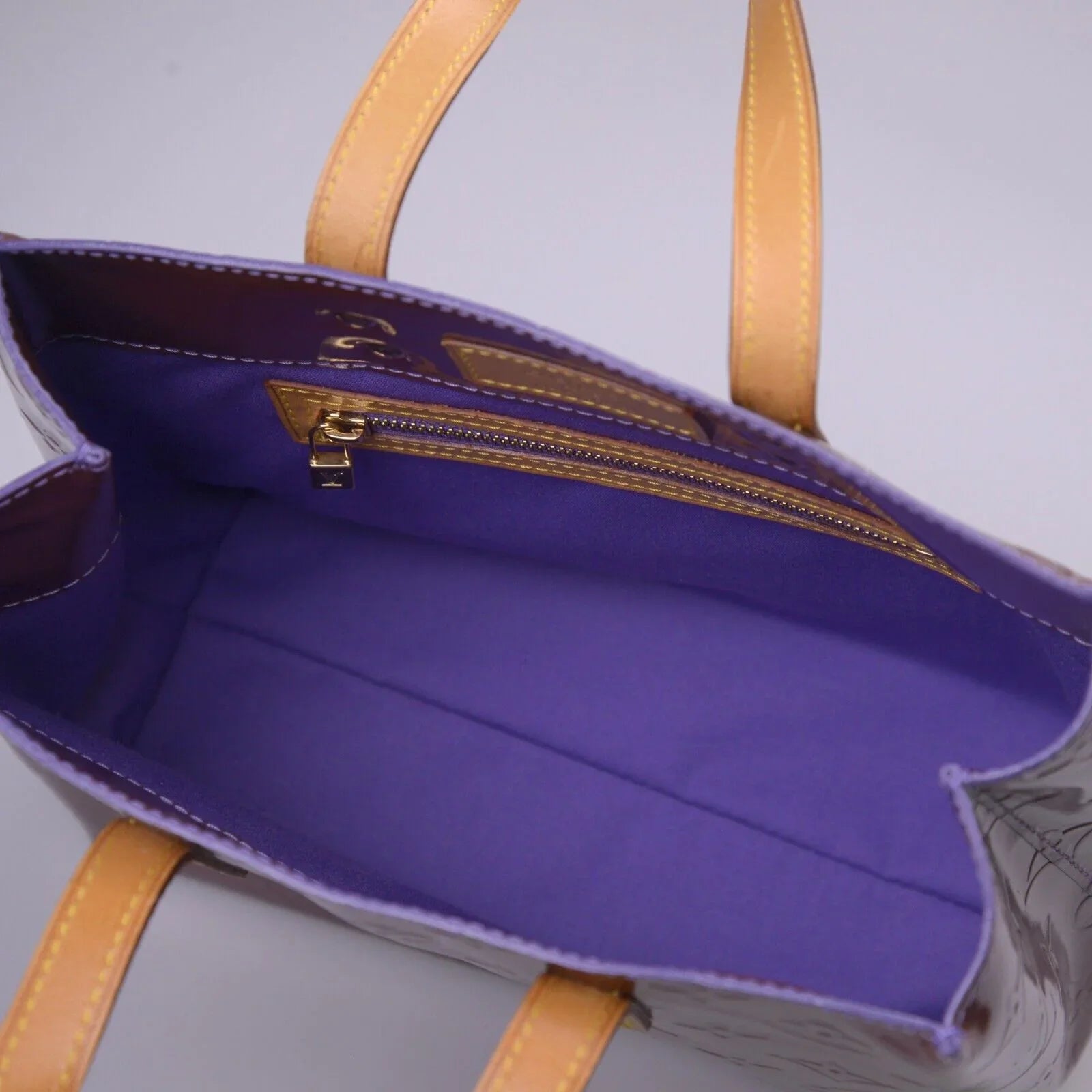 Louis Vuitton Monogram Vernis Reade PM Bag Violet