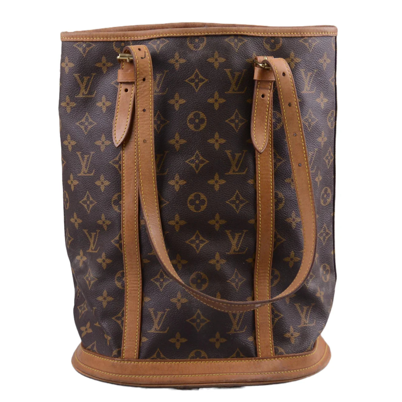 Louis Vuitton Bucket GM Monogram Tote Bag With Pouch - Lost Designer