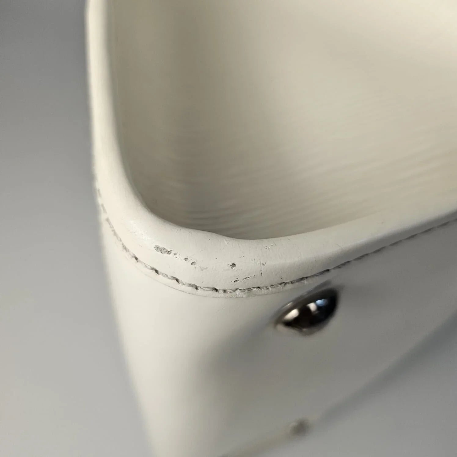 Louis Vuitton Madeleine Epi GM Bag White