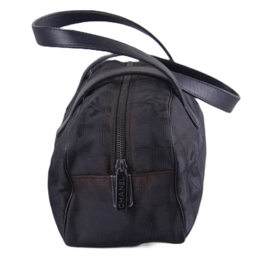 Chanel New Travel Line Bowler Bag Black