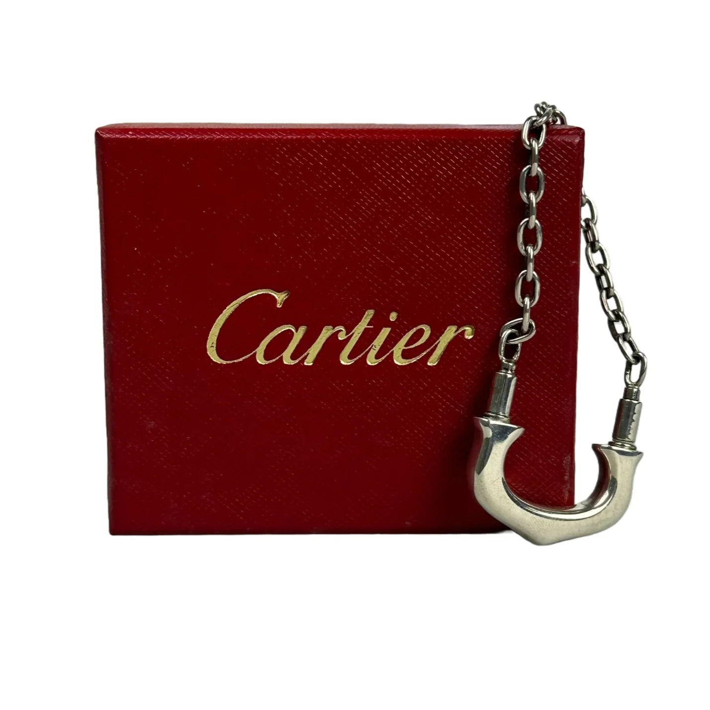 Cartier Keychain Charm Sterling Silver