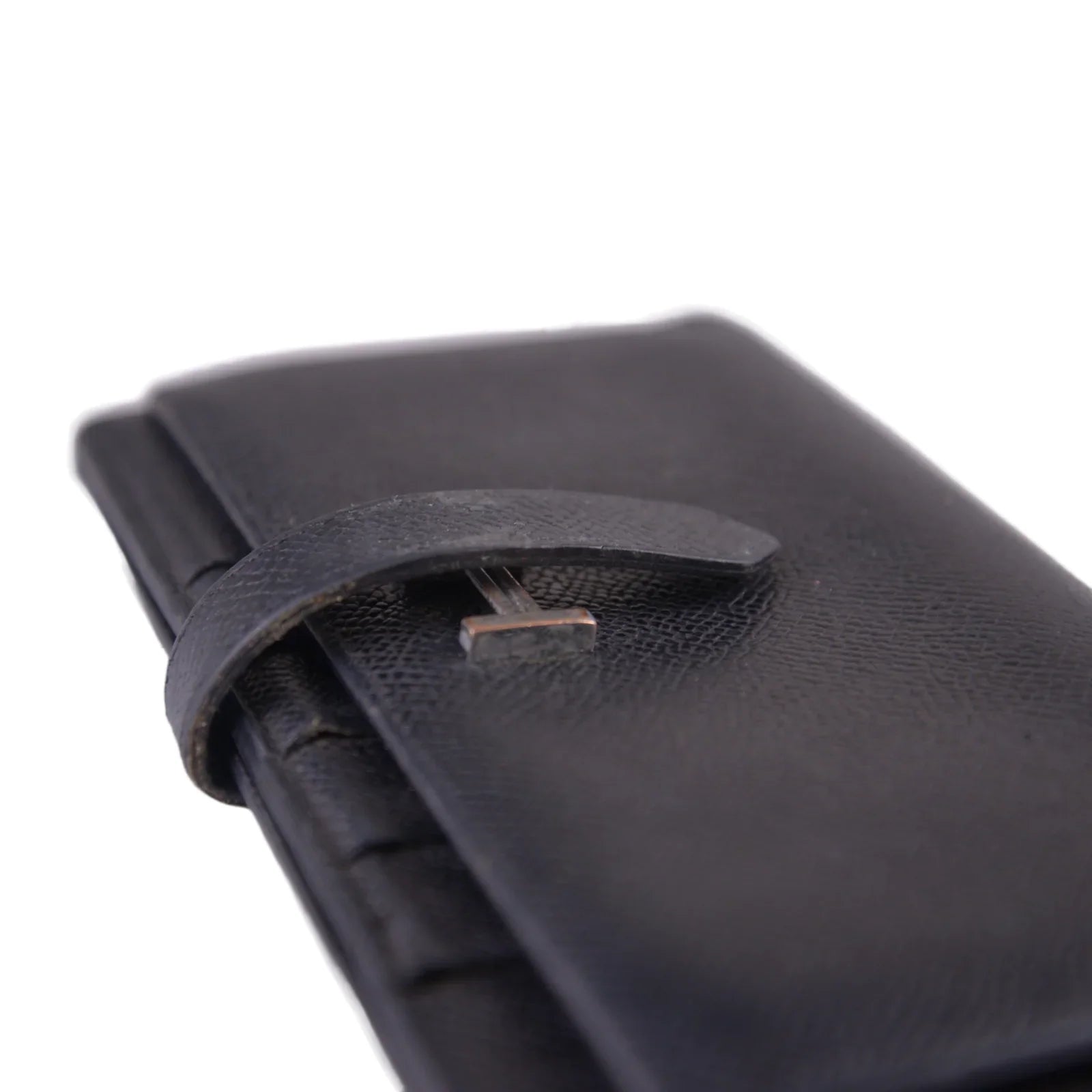 Hermes Bearn Gusset Long Wallet Black