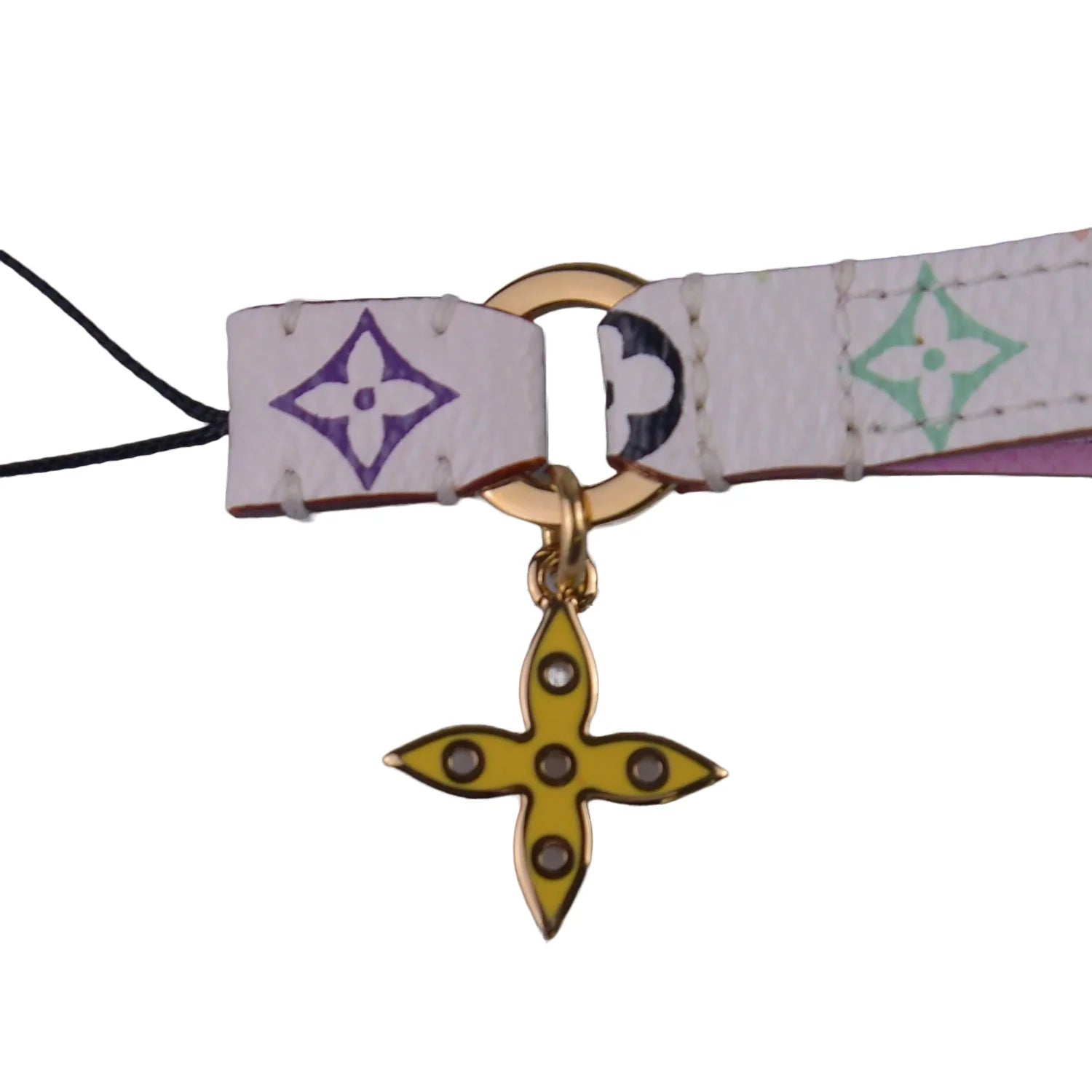 Louis Vuitton Monogram Leather Multicolor Phone Strap