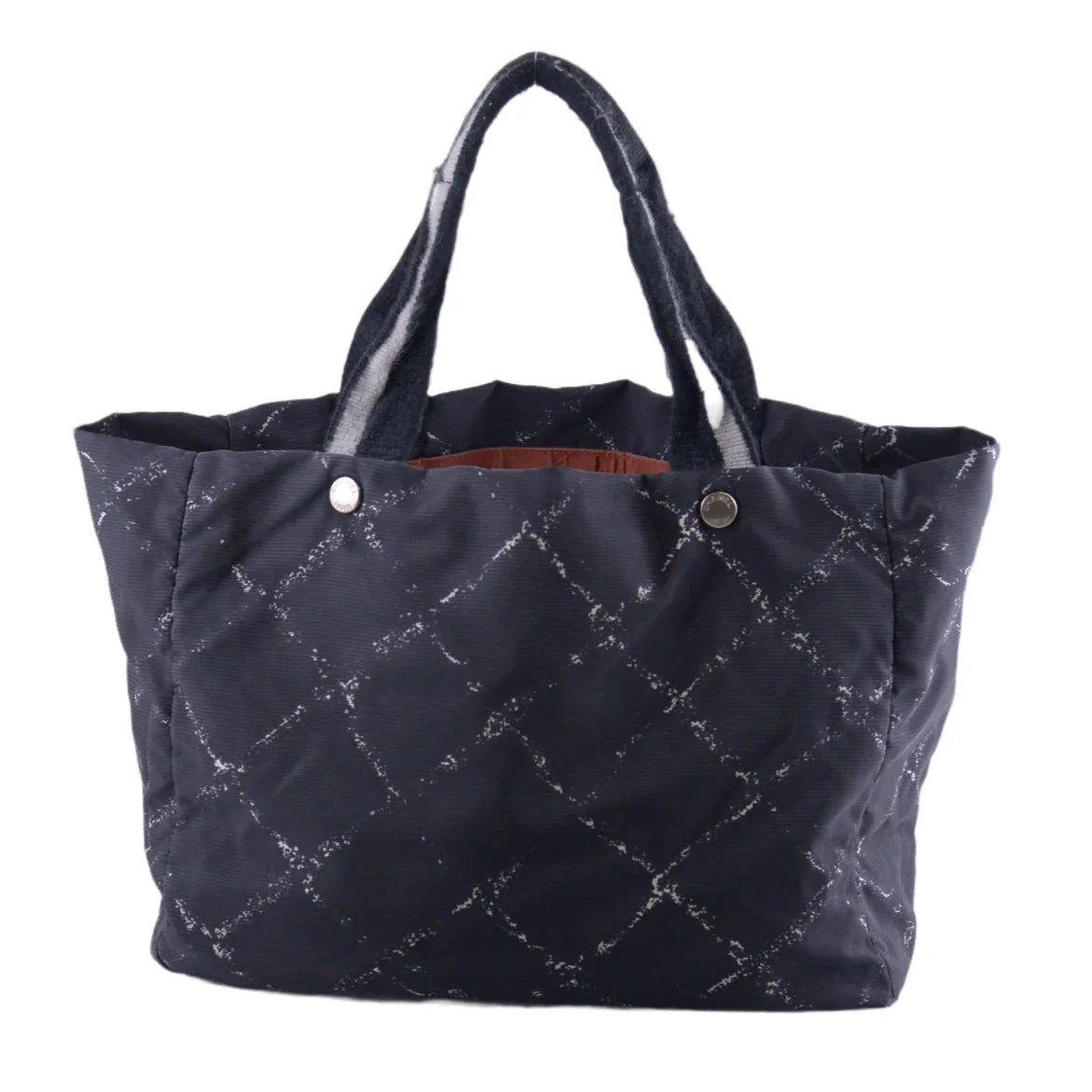 Chanel Old Travel Line Tote Bag Black