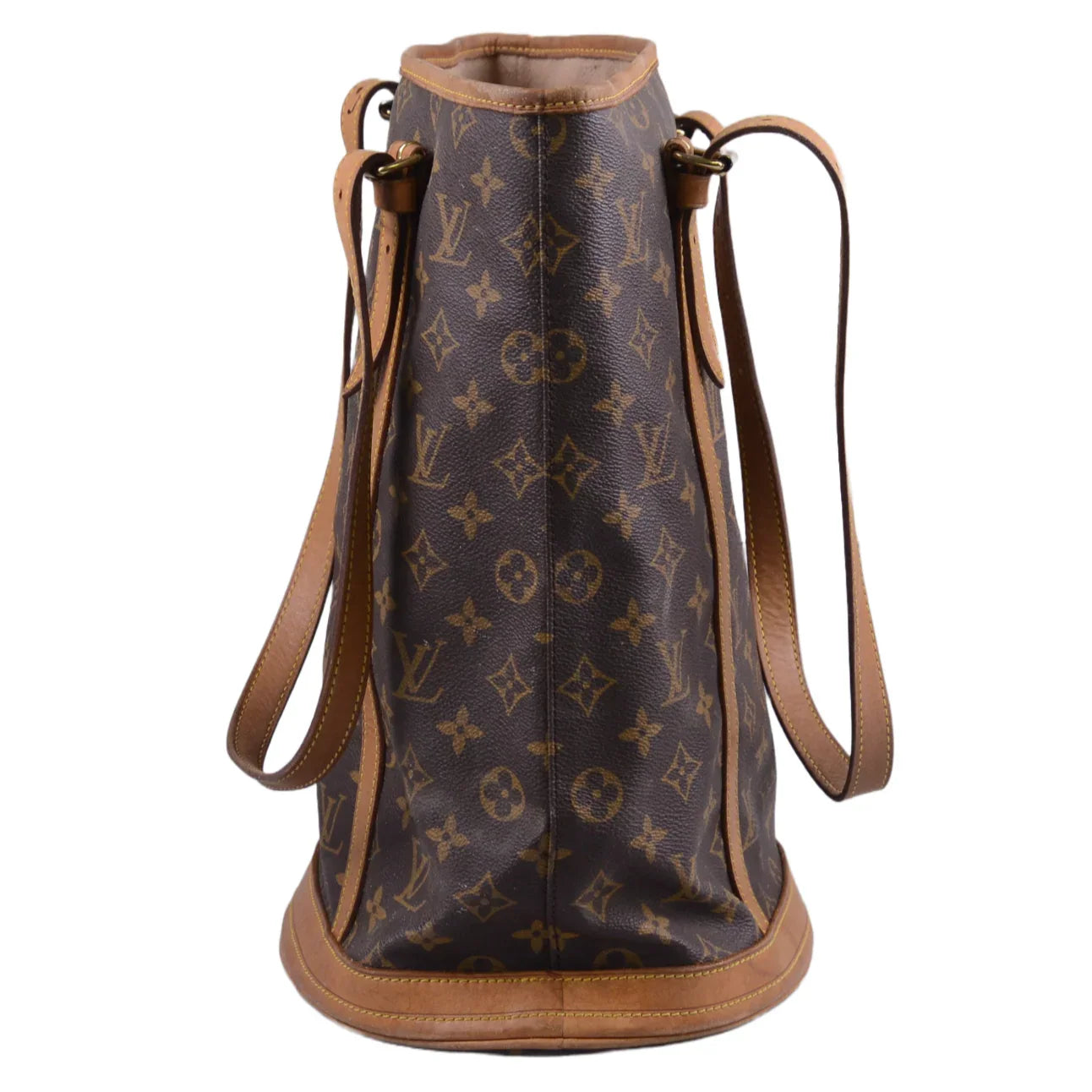 Louis Vuitton Bucket GM Monogram Tote Bag With Pouch - Lost Designer