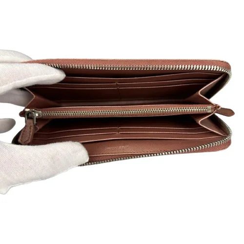 Prada Saffiano Zipped Wallet Portafoglio Lampo Rose Gold