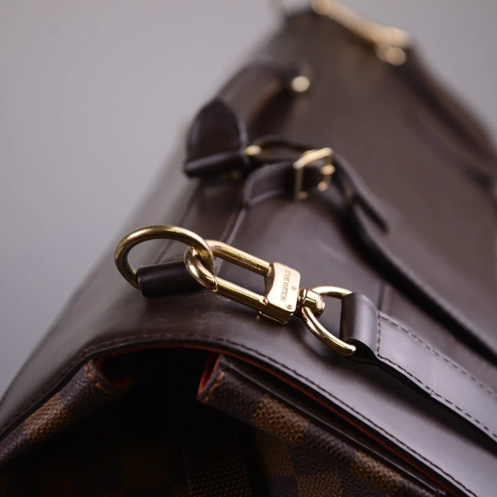 Louis Vuitton Damier Ebene West End PM Monogram Travel Boston Bag
