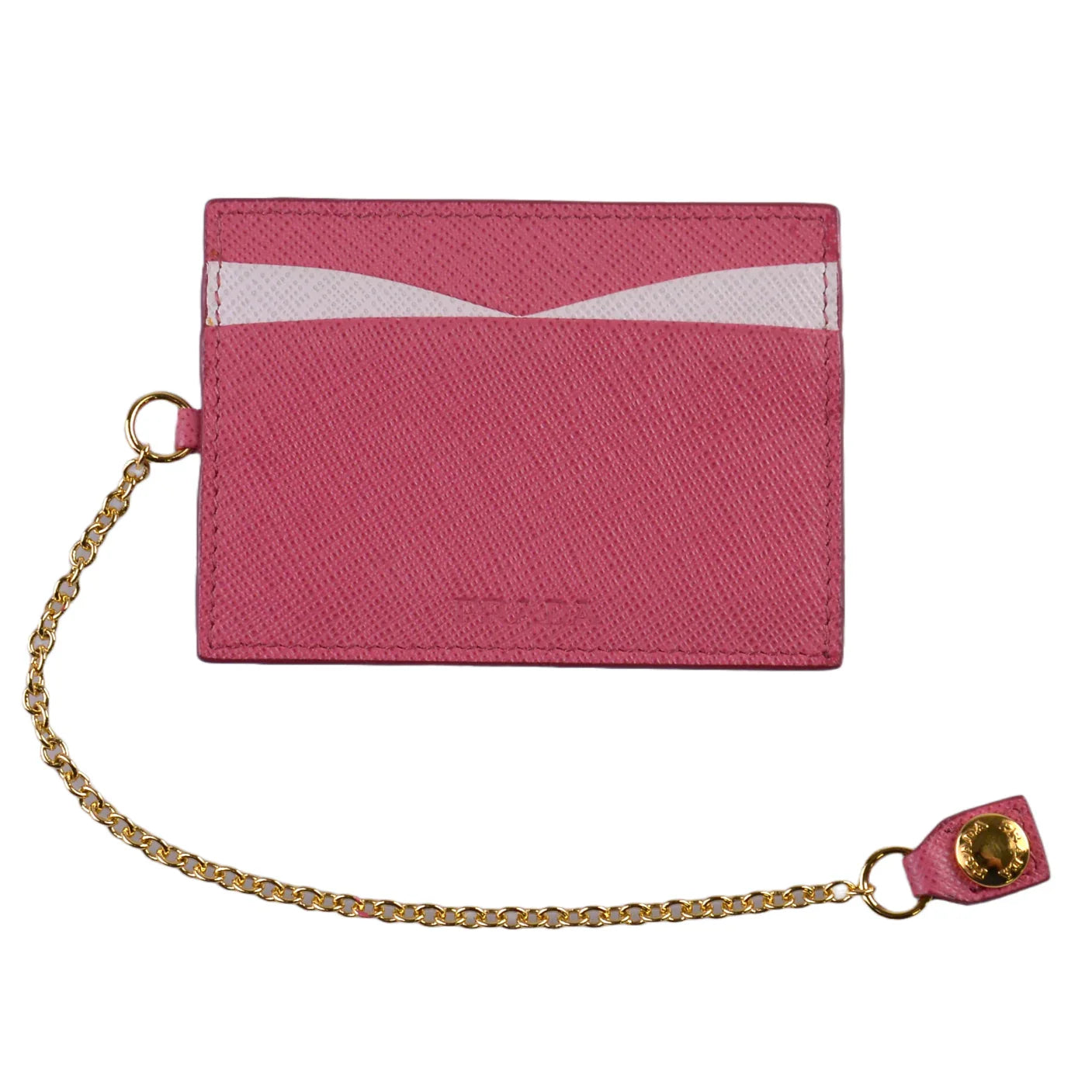 Prada Saffiano Leather Long Wallet and Card Holder Pink