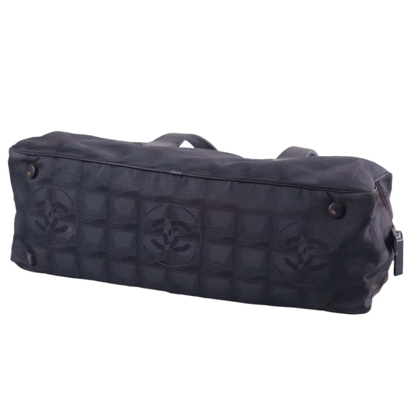Chanel New Travel Line Bowler Bag Black