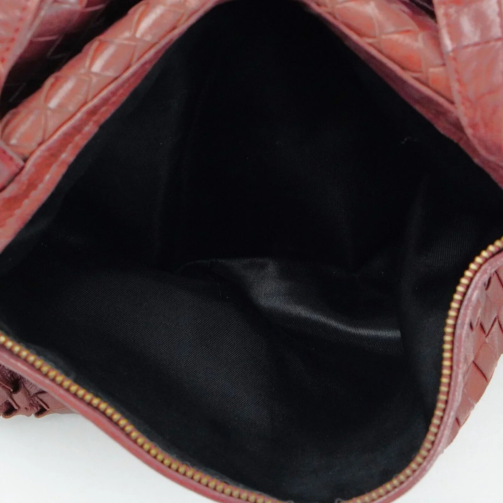 Bottega Veneta Intrecciato Leather Fold Over Shoulder Bag Brown