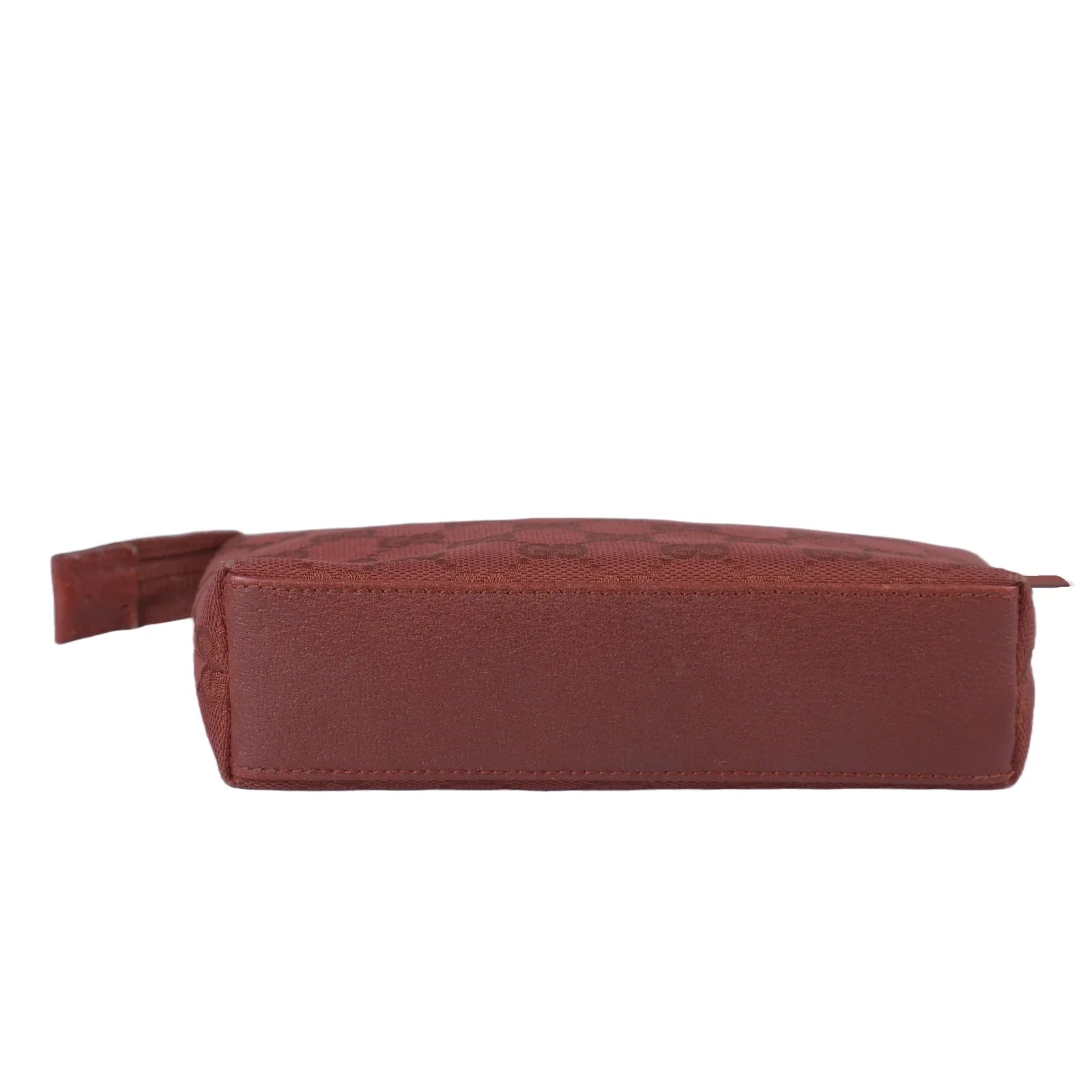 Gucci Monogram Clutch Pouch Bag Red