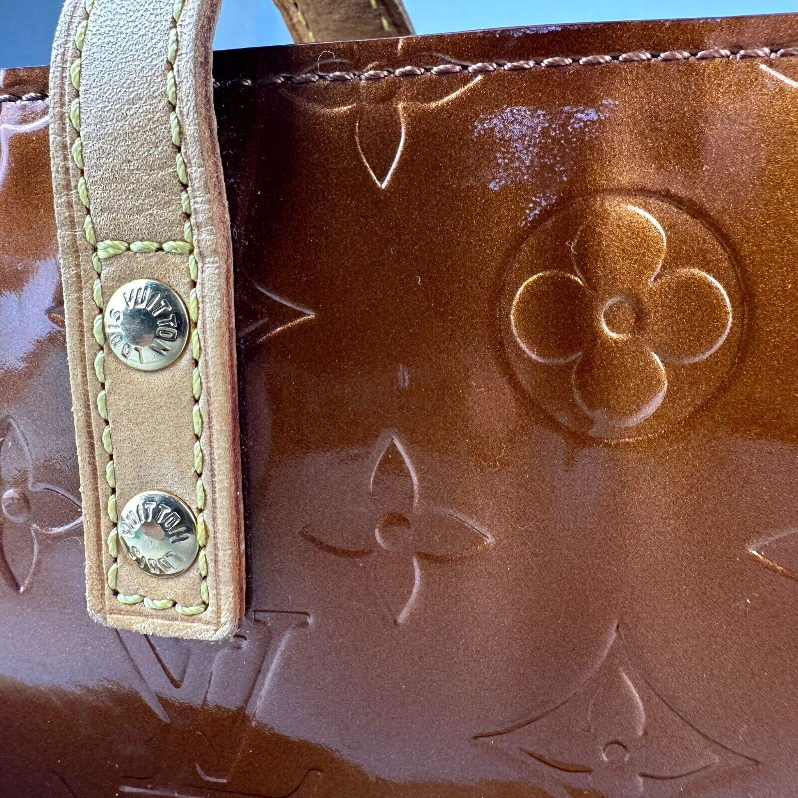 Louis Vuitton Monogram Vernis Reade PM Bag, Bronze