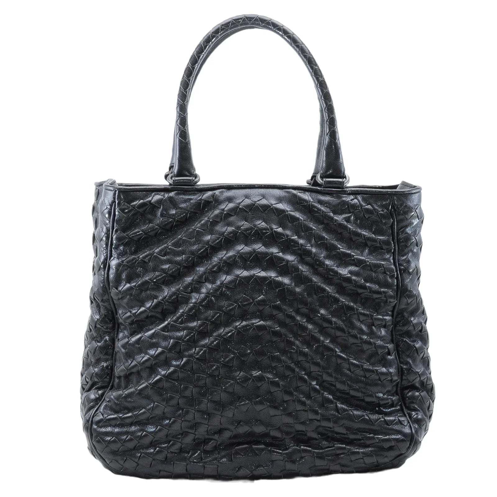 Bottega Veneta Intrecciato Tote Bag Black