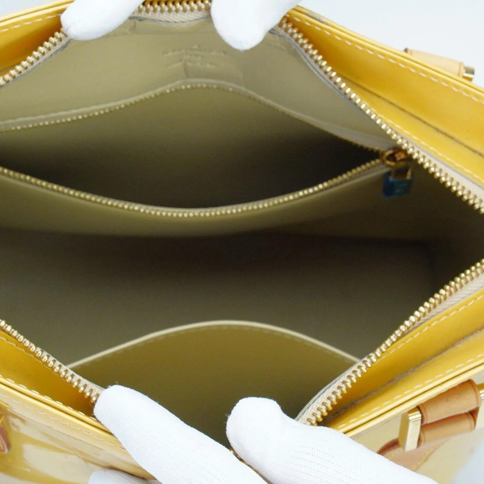 Louis Vuitton Vernis Houston Tote Bag Yellow