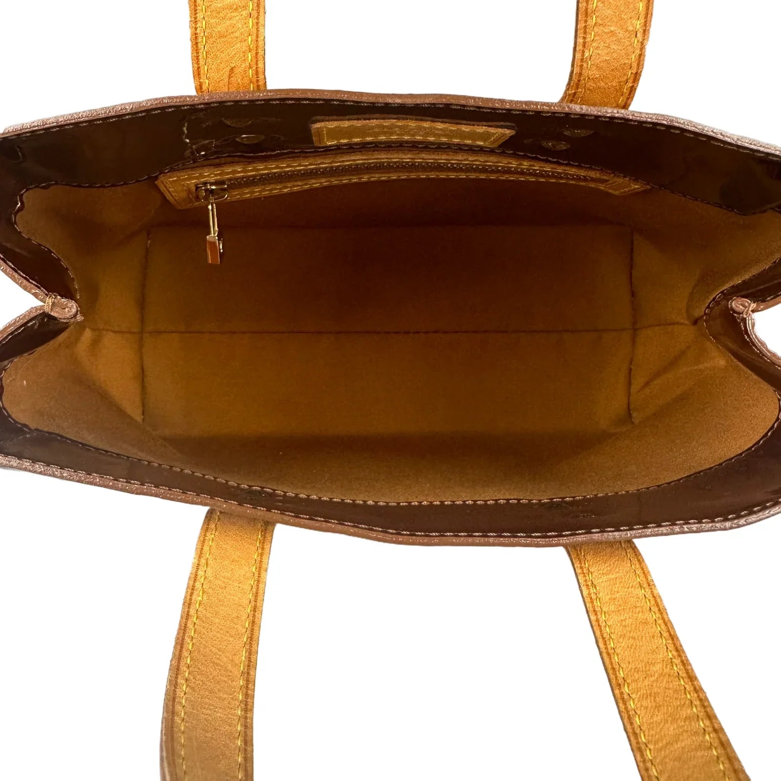 Louis Vuitton Monogram Vernis Reade PM Bag, Bronze
