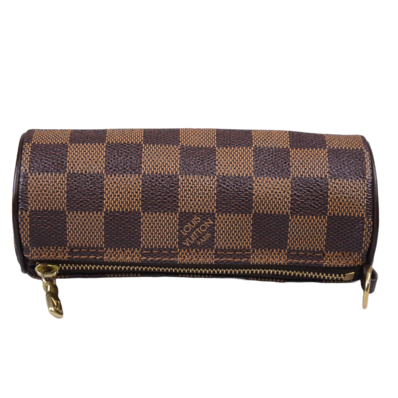 Louis Vuitton Damier Ebene Papillon 30 Monogram Bag With Pouch