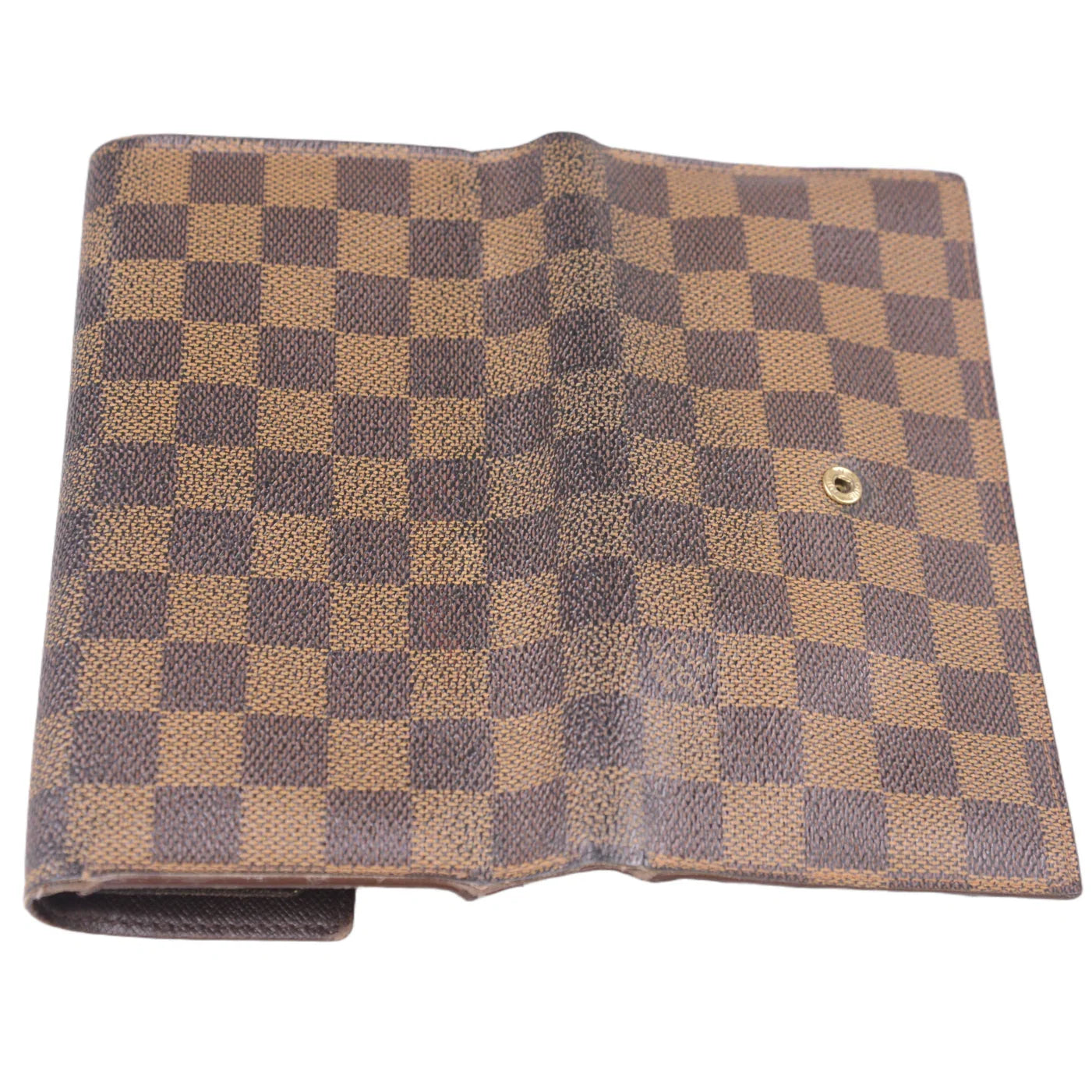 Louis Vuitton Damier Ebene Sarah Wallet Brown